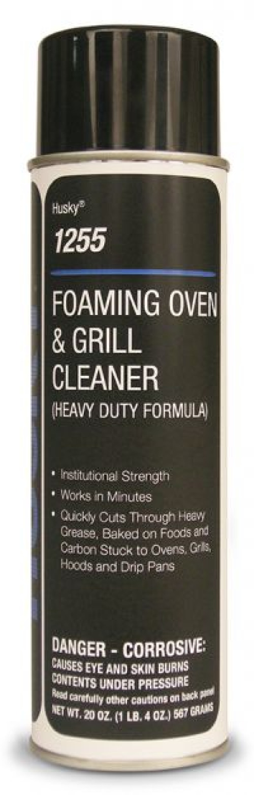 Canberra - HSK-1255-67 Surface Cleaner Husky® 1255 Foaming Oven and Grill Aerosol Spray Foaming 20 oz. Can Scented NonSterile