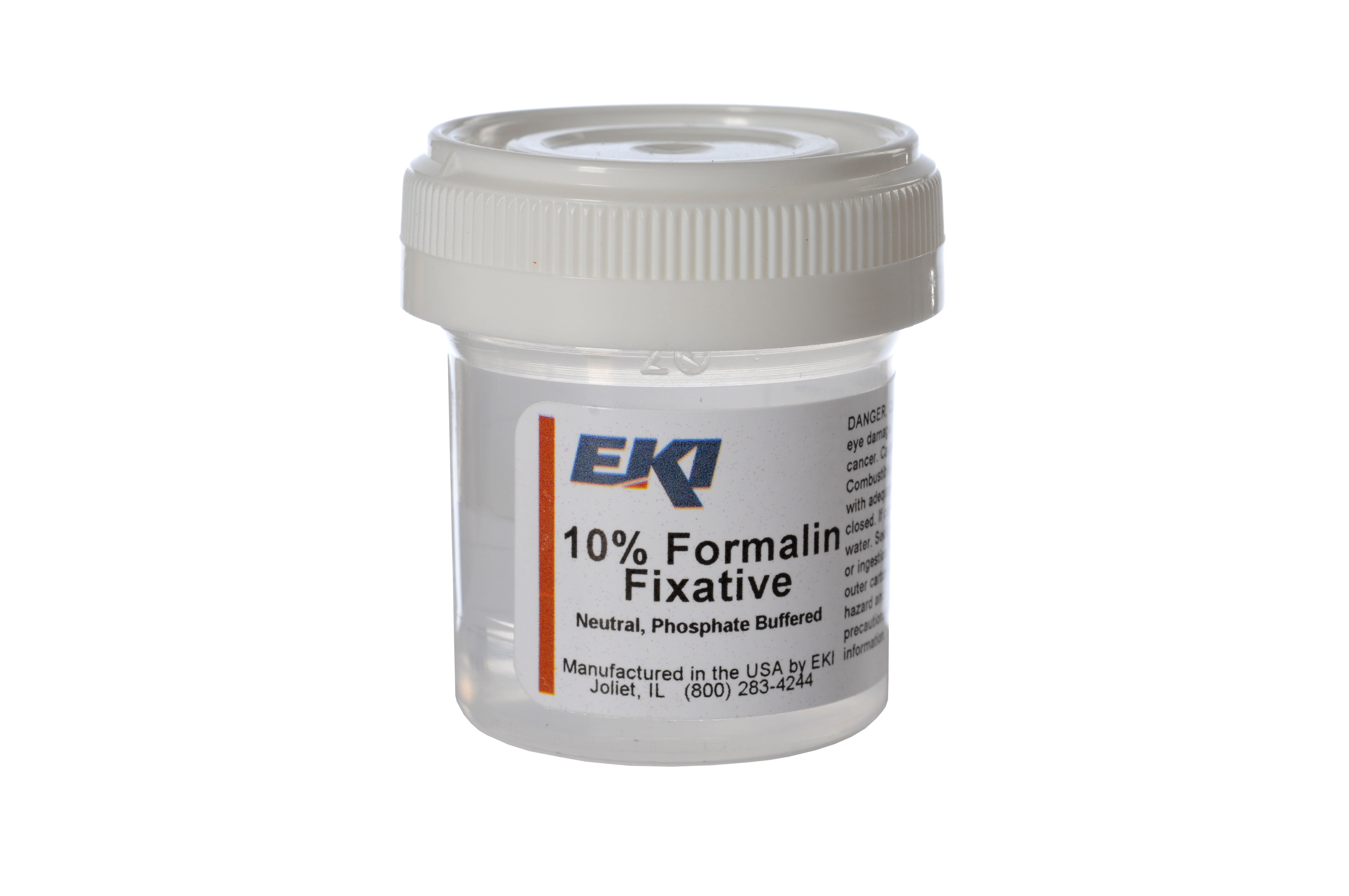 Prefilled Formalin Container 24499-100X20ML by EK Industries