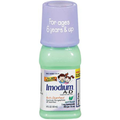 J & J Sales - 50580013444 Children's Imodium® A-D Anti-Diarrheal Oral Solution Mint Flavor