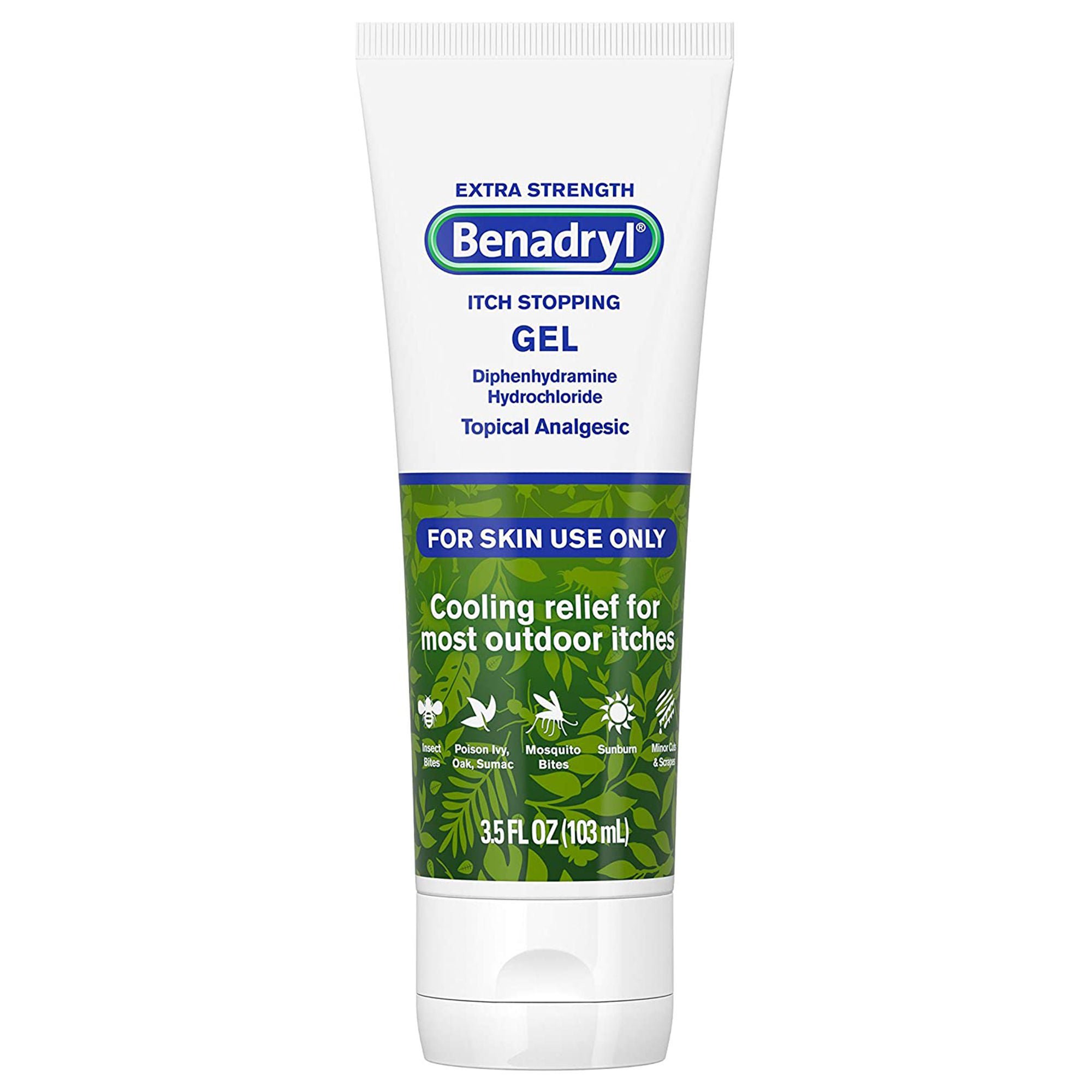 J & J Sales - 31254717157 Benadryl® Itch Stopping Diphenhydramine Topical Analgesic Gel Extra Strength