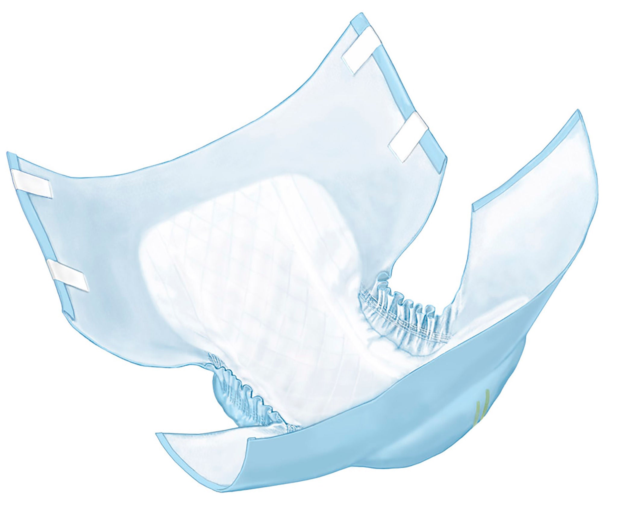 Cardinal - 60044A Incontinence Brief Wings™ Extra Adult Large Unisex Disposable Moderate Absorbency