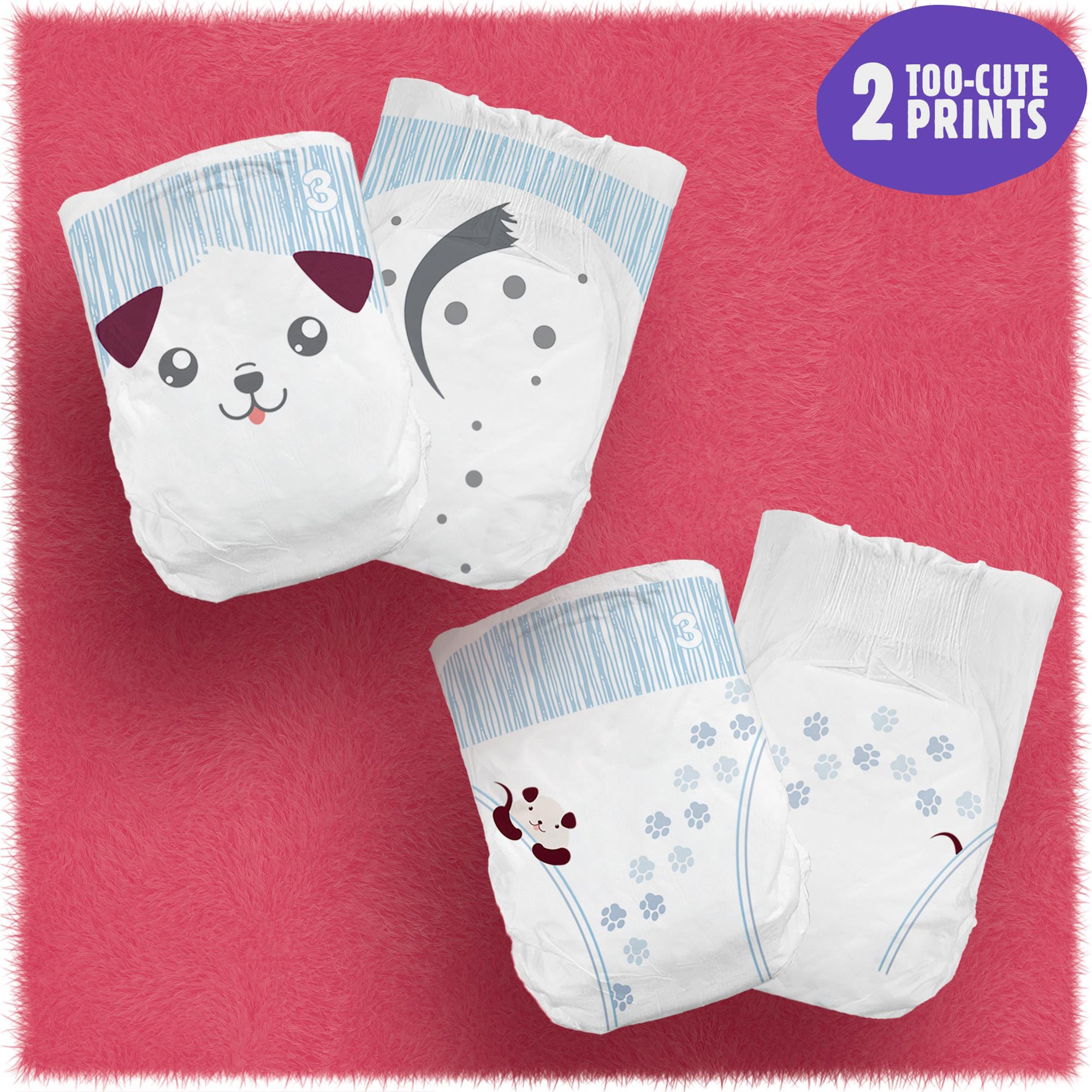 First Quality Products LLC CR3001 - Cuties® Premium Diaper, Size 3 - 1/Pack, 4/Case