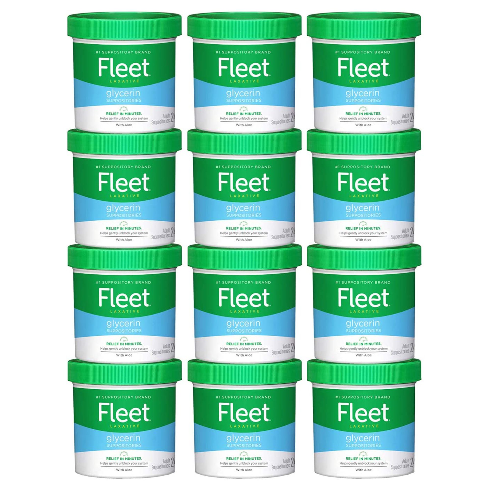 C.B. Fleet 00132007924 - Fleet® Glycerin Laxative Suppository - 1/Each