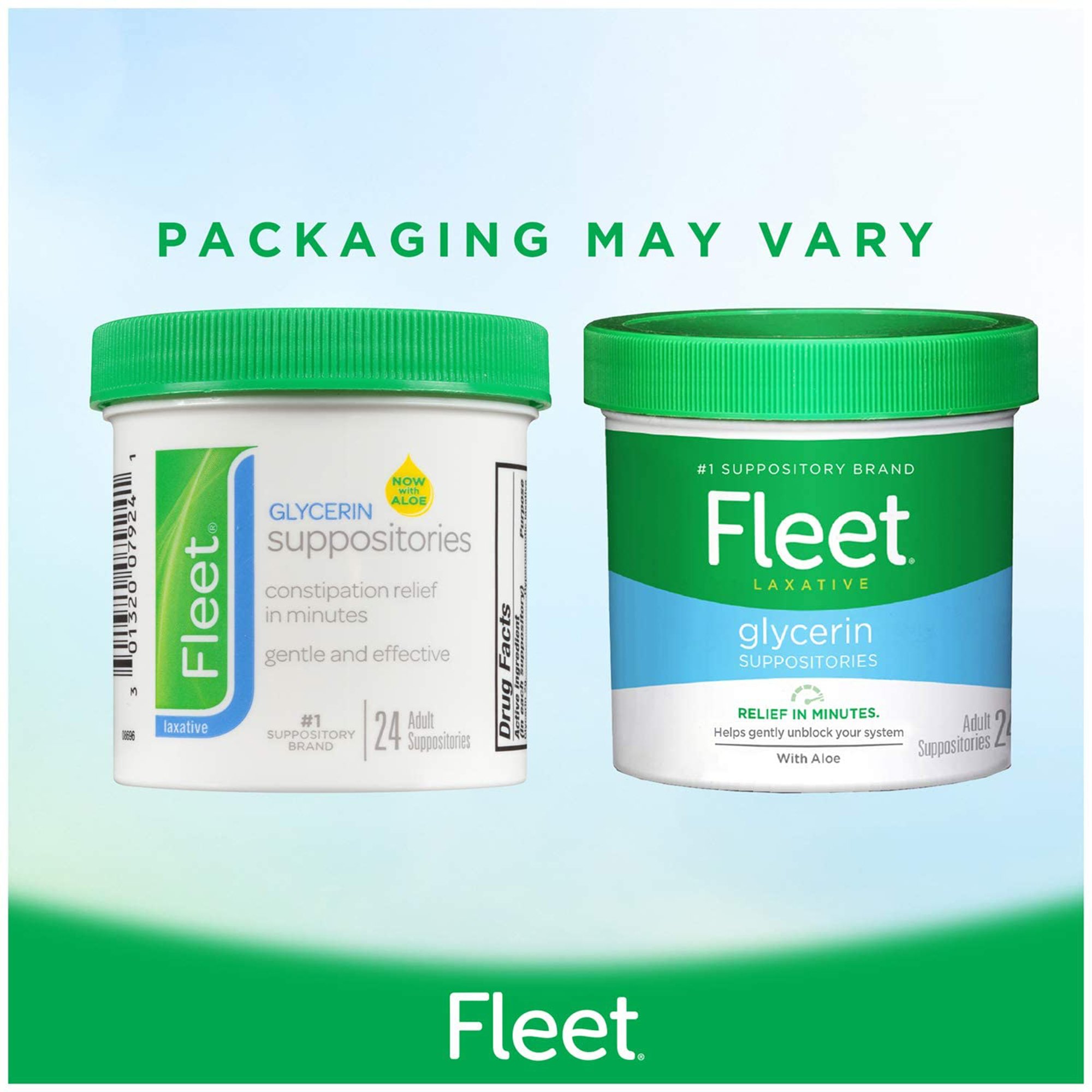 C.B. Fleet 00132007924 - Fleet® Glycerin Laxative Suppository - 1/Each