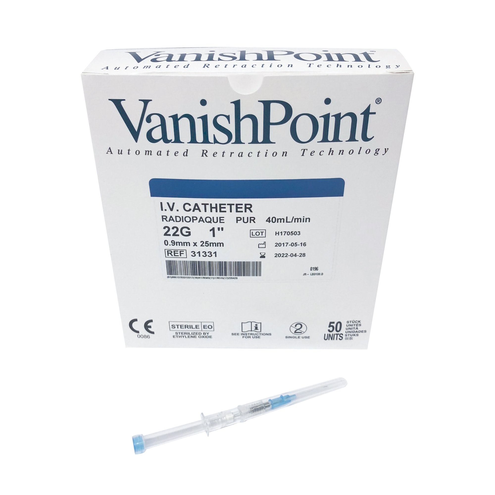 Retractable Technologies - 31331 VanishPoint® Peripheral IV Catheter