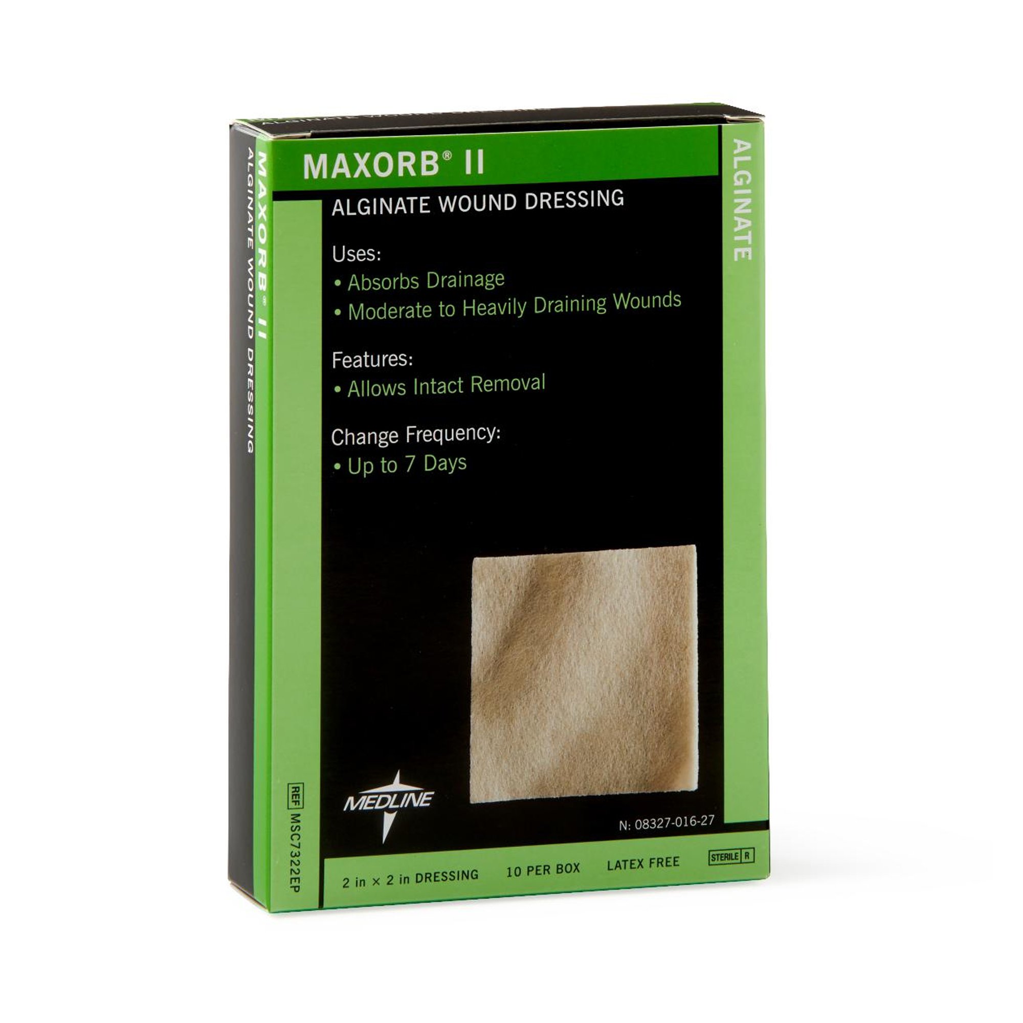 Medline - MSC7322EP Maxorb® II Alginate Dressing