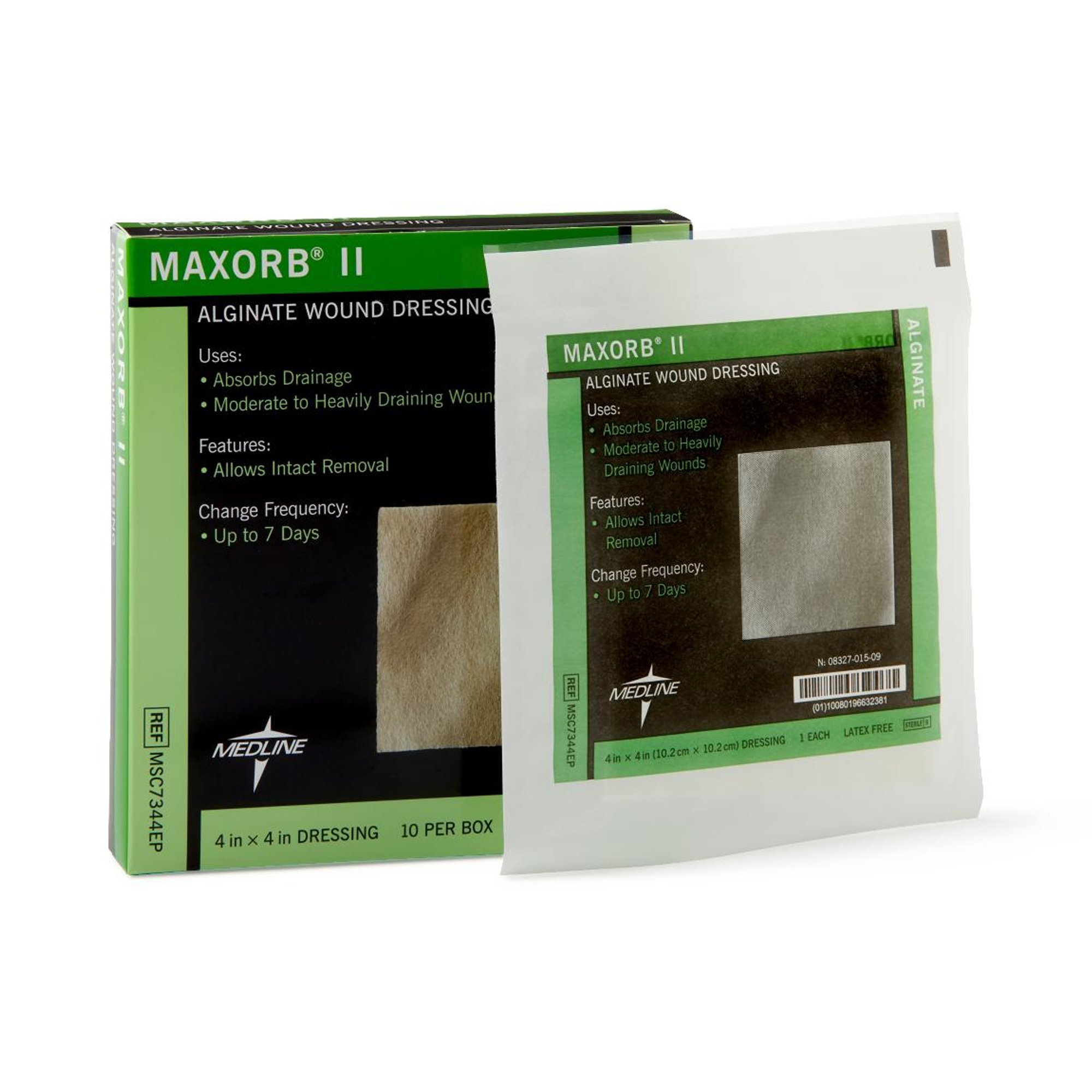 Medline - MSC7344EP Maxorb® II Alginate Dressing