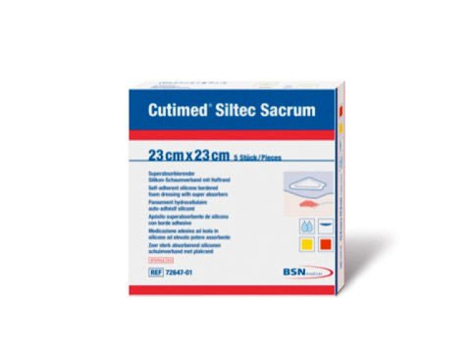 BSN Medical - 7328701 Cutimed® Siltec® Silicone Foam Dressing