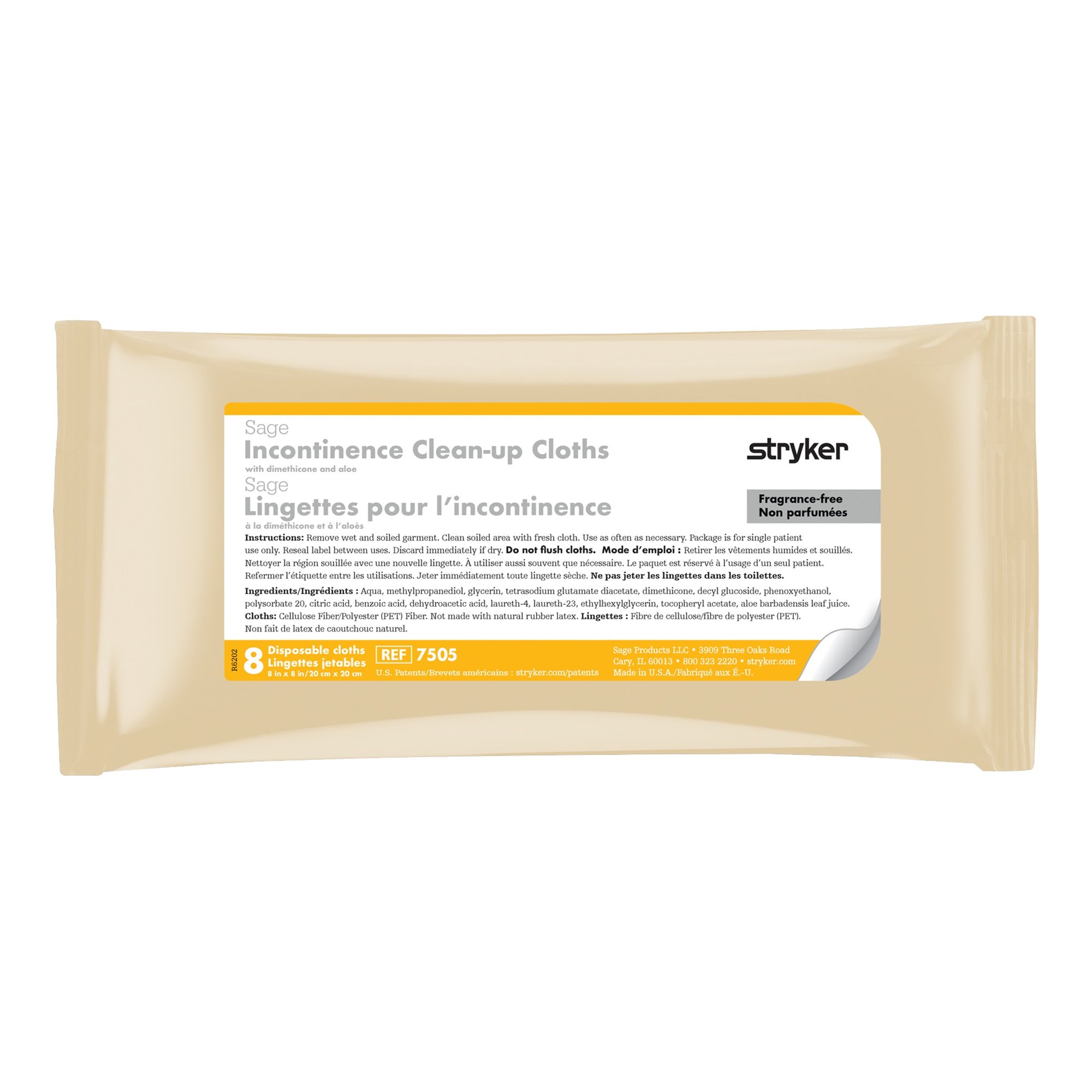 Sage Products - 7505 Sage Incontinent Care Wipe