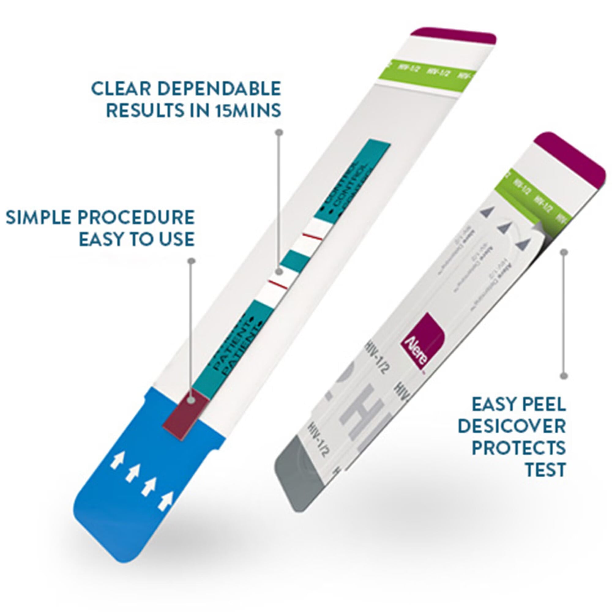 Abbott Rapid Dx North America LLC - 7D2628 External Control Control Kit Determine™ HIV-1/2 Ag/Ab Combo HIV-1 Positive, HIV-2 Positive, HIV-1 p24 Positive, Non-Reactive 4 X 1.5 mL