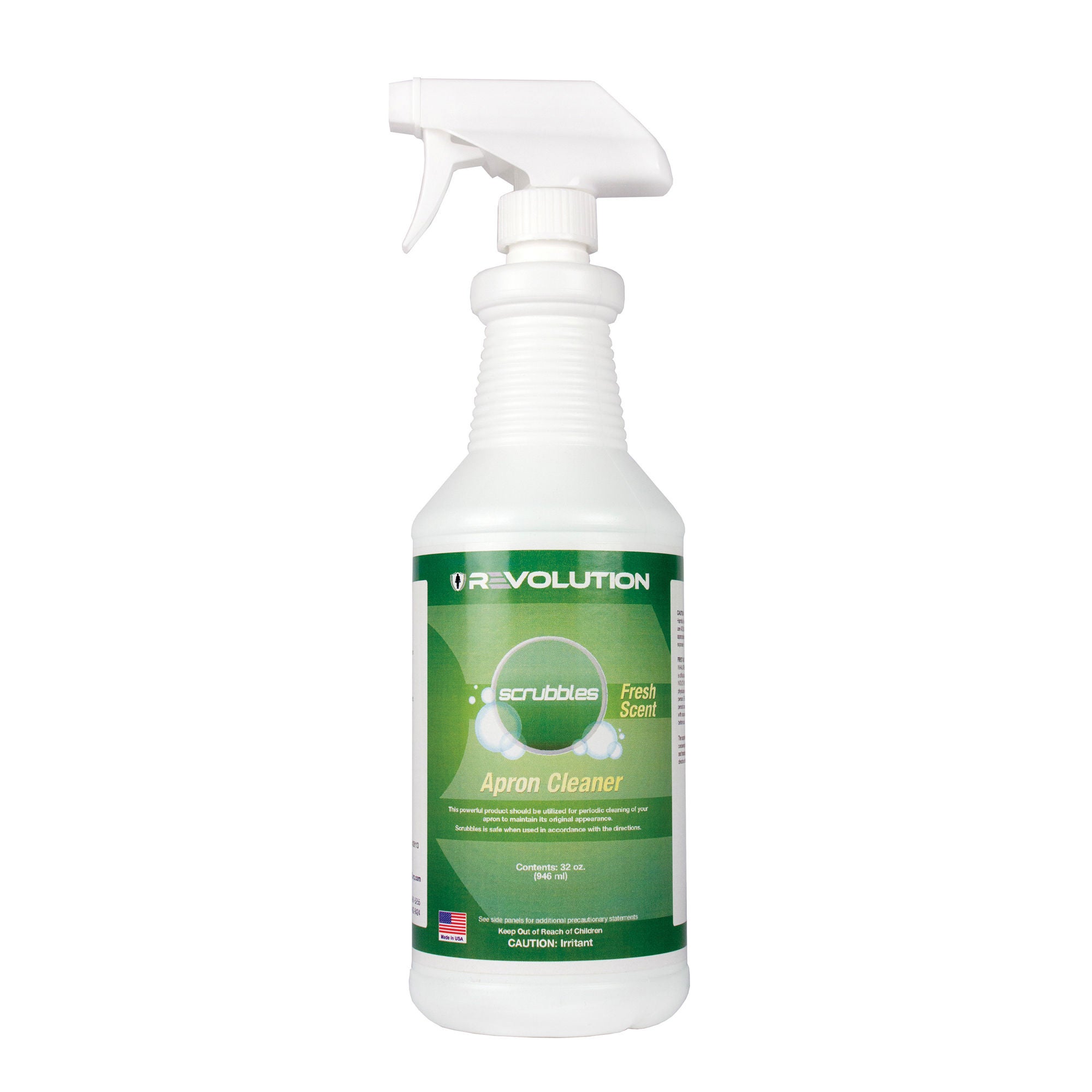 Alimed - 2970015048 Lead Apron Cleaner Revolution Scrubbles Trigger Spray Liquid 32 oz. Bottle Fresh Scent NonSterile