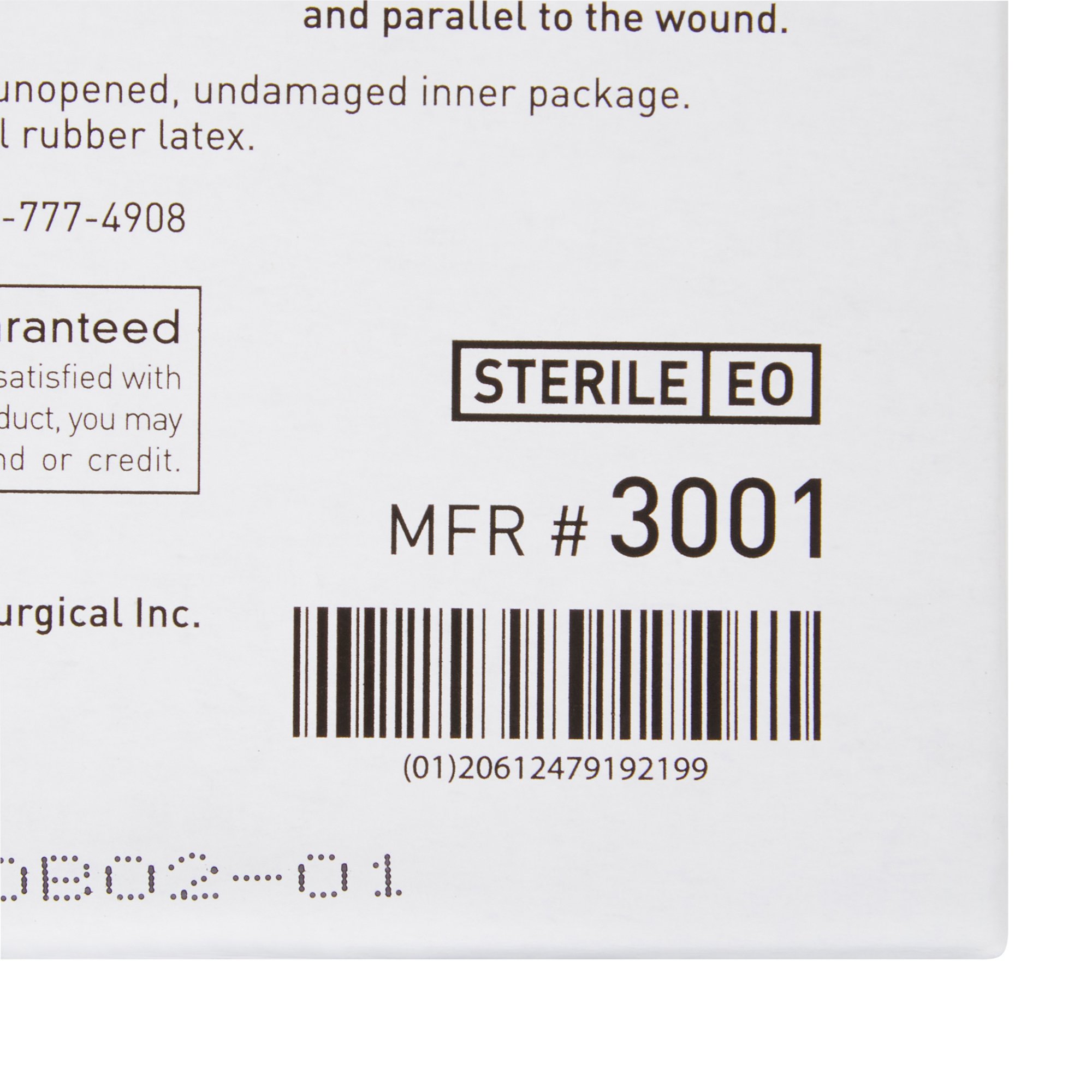 McKesson Brand 3001 - McKesson Nonreinforced Skin Closure Strip, 1/4 x 3 Inch - 1/Pack, 50/Box, 200/Case