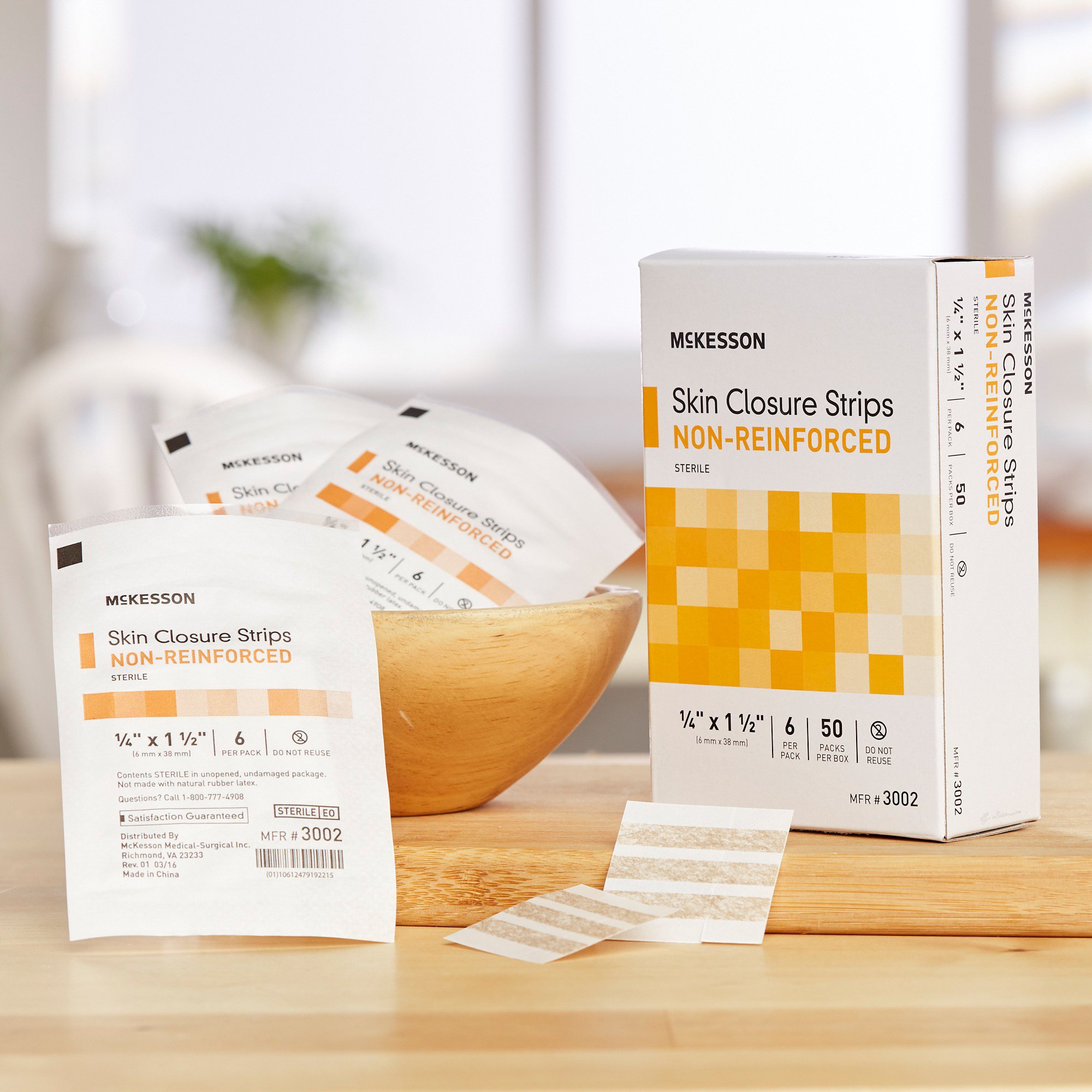 McKesson Brand - 3002 McKesson Nonreinforced Skin Closure Strip