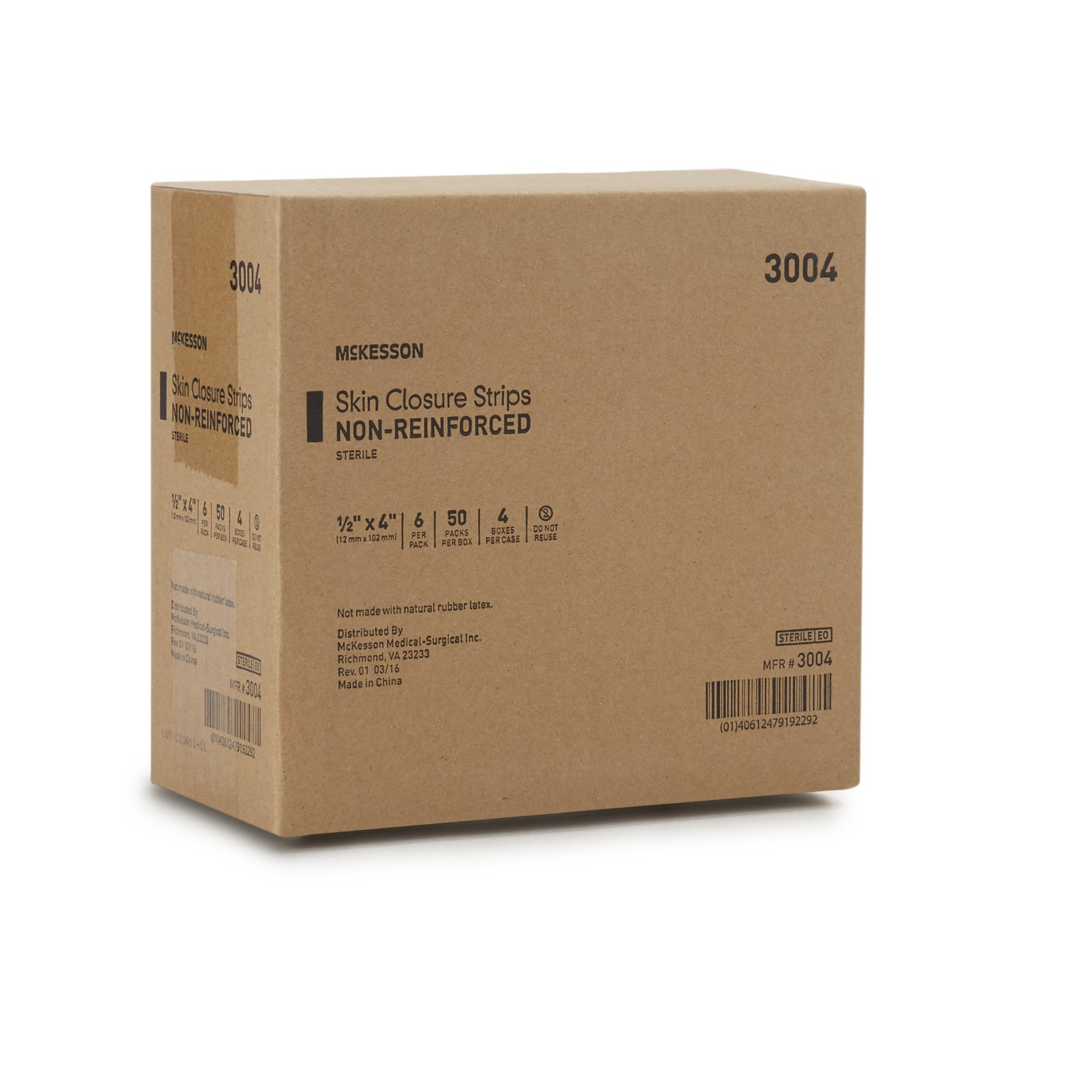 McKesson Brand - 3004 McKesson Nonreinforced Skin Closure Strip