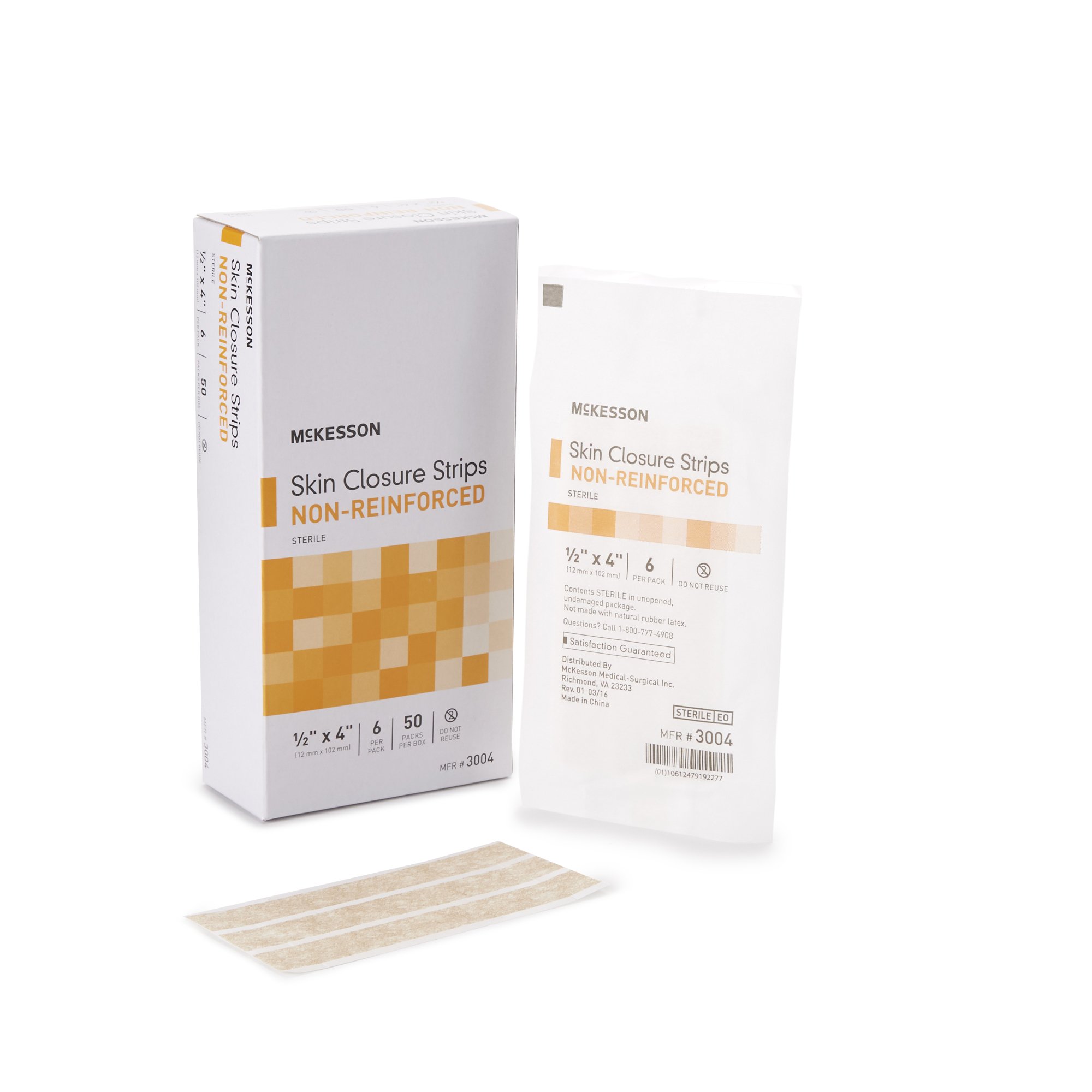 McKesson Brand - 3004 McKesson Nonreinforced Skin Closure Strip