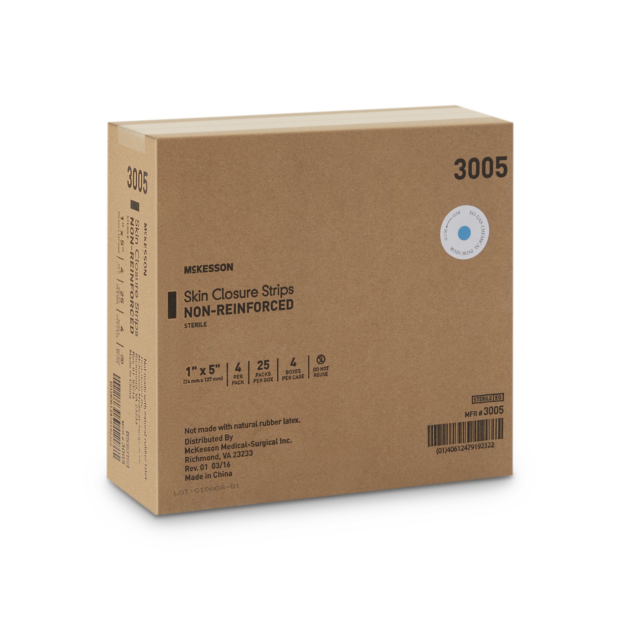 McKesson Brand - 3005 McKesson Nonreinforced Skin Closure Strip