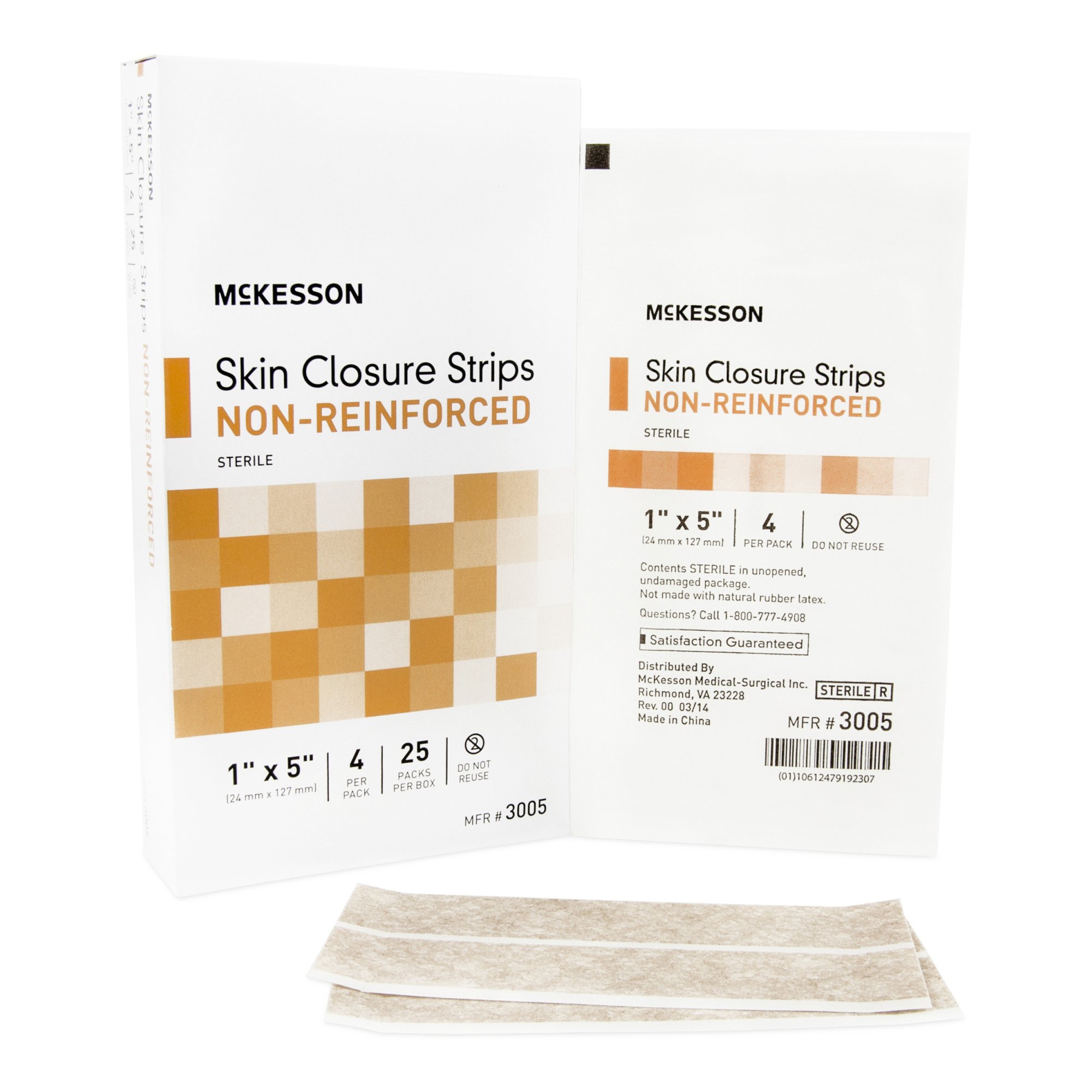 McKesson Brand - 3005 McKesson Nonreinforced Skin Closure Strip