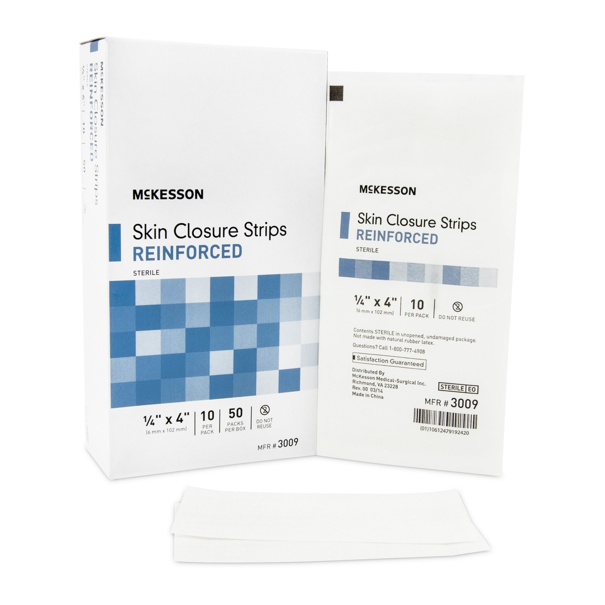 McKesson Brand - 3009 McKesson Skin Closure Reinforced Strip