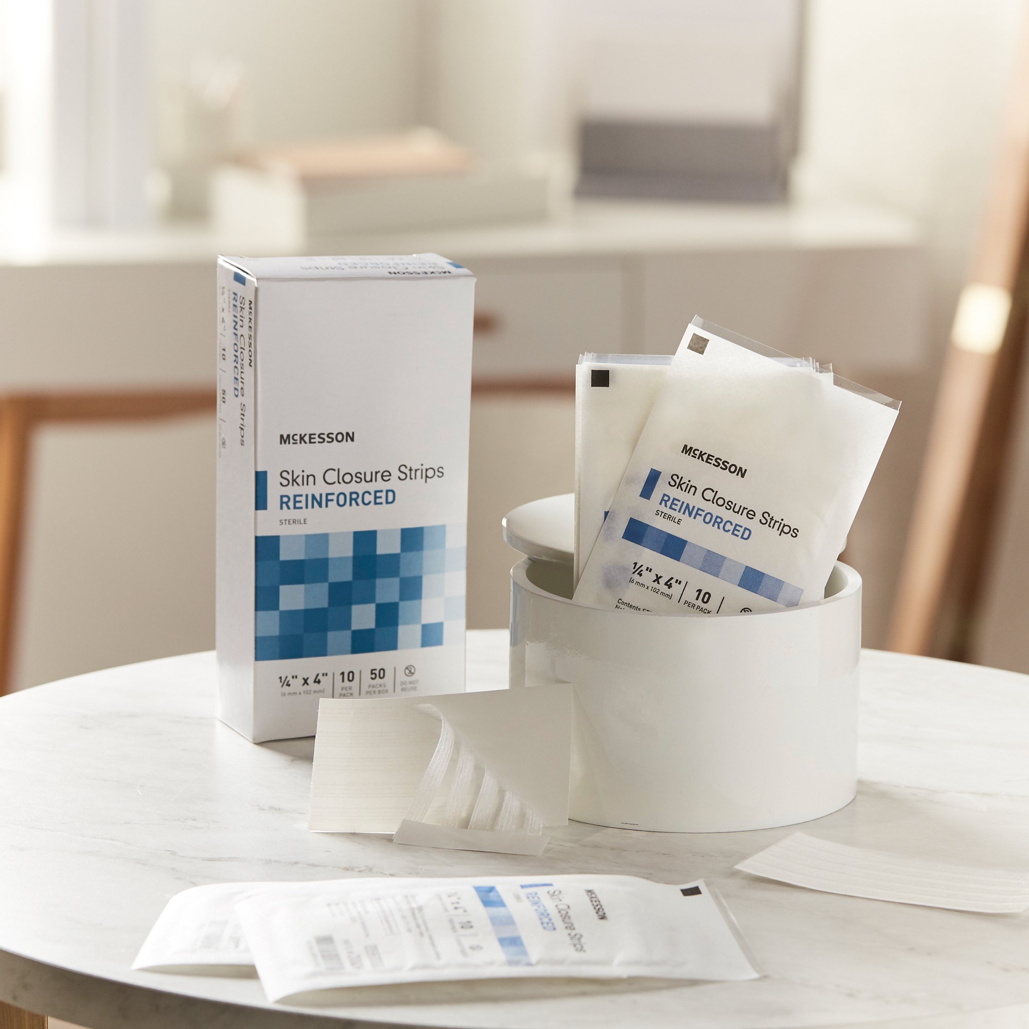 McKesson Brand 3009 - McKesson Skin Closure Reinforced Strip - 1/Pack, 50/Box, 200/Case