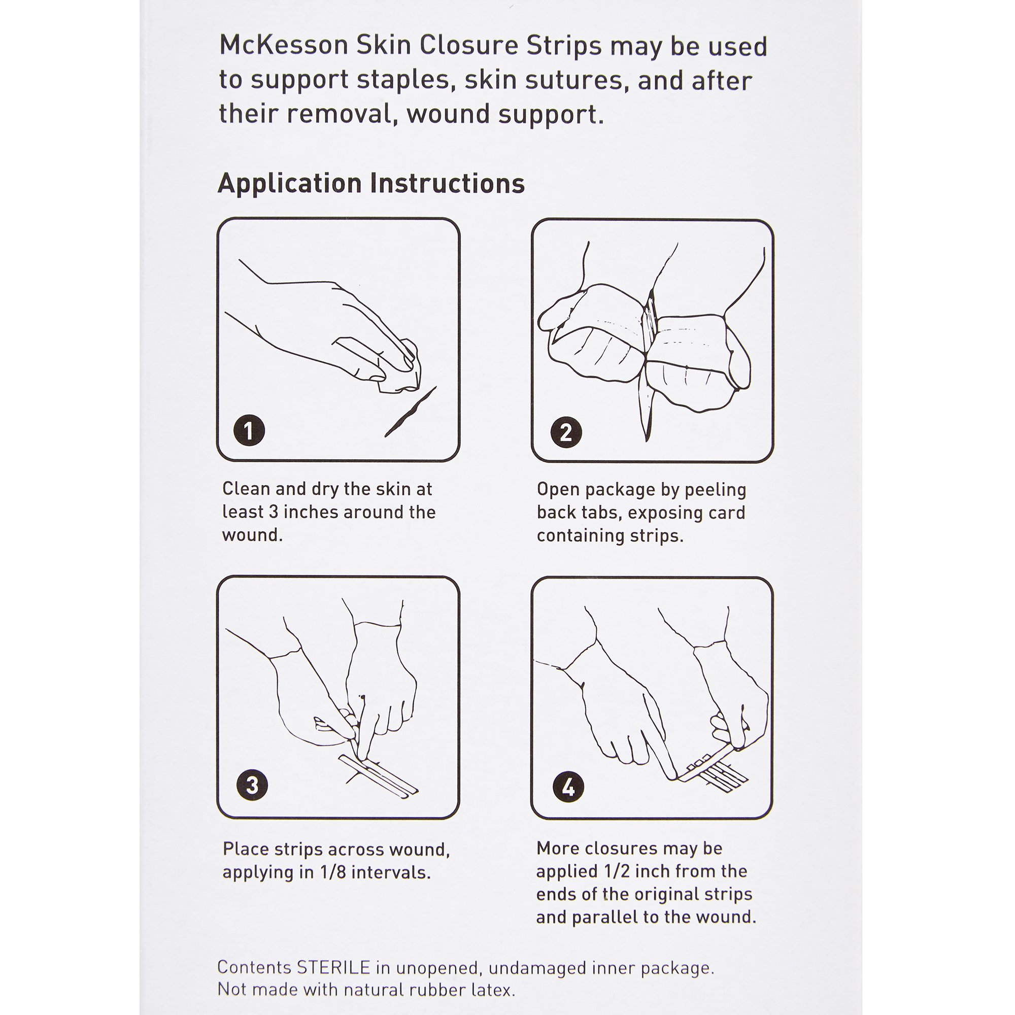 McKesson Brand - 3009 McKesson Skin Closure Reinforced Strip