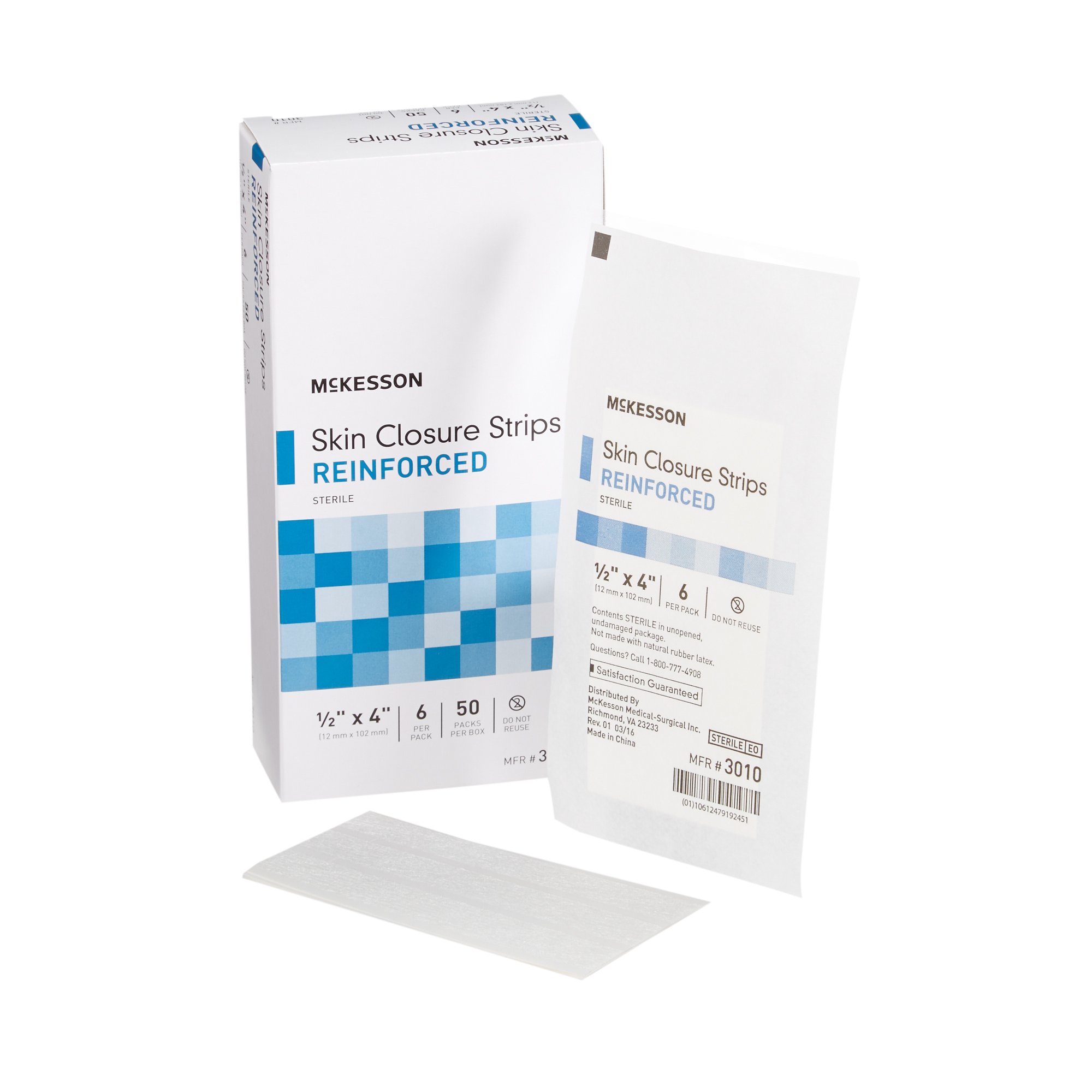 McKesson Brand - 3010 McKesson Skin Closure Reinforced Strip