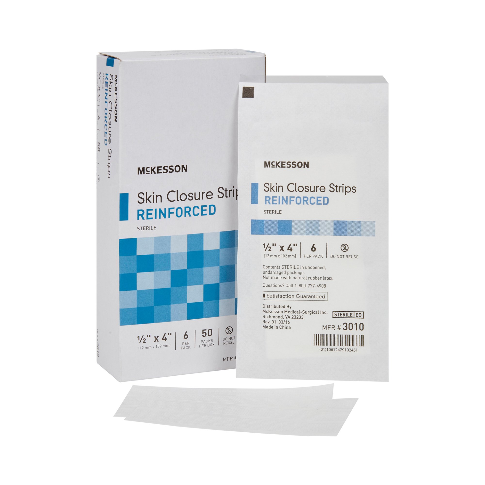 McKesson Brand - 3010 McKesson Skin Closure Reinforced Strip