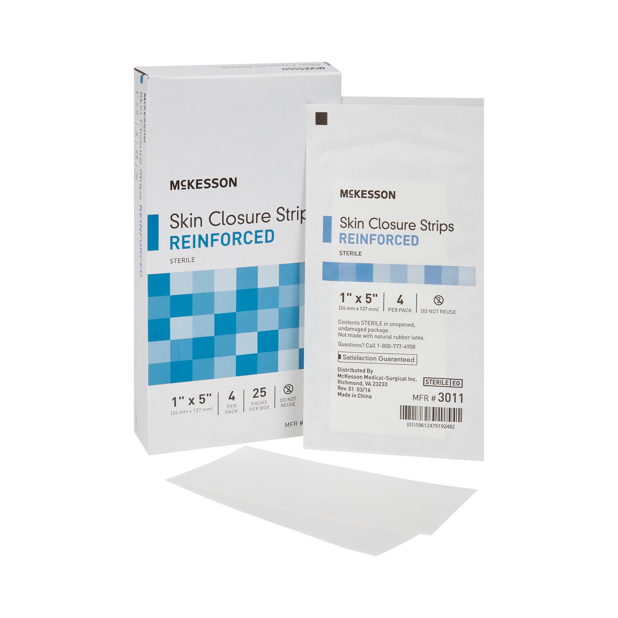 McKesson Brand - 3011 McKesson Skin Closure Reinforced Strip