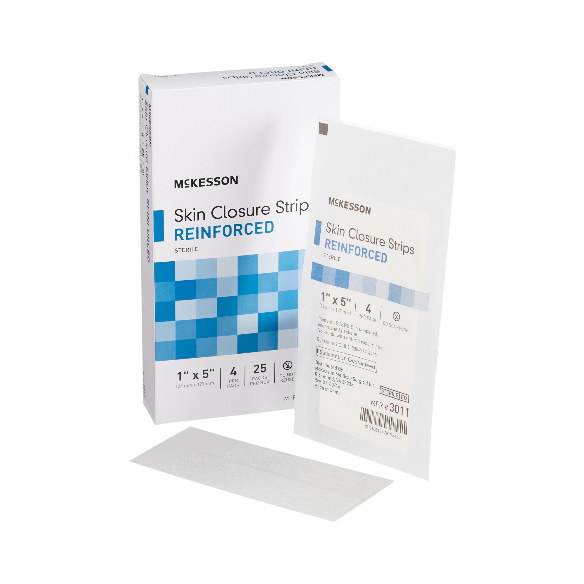 McKesson Brand - 3011 McKesson Skin Closure Reinforced Strip