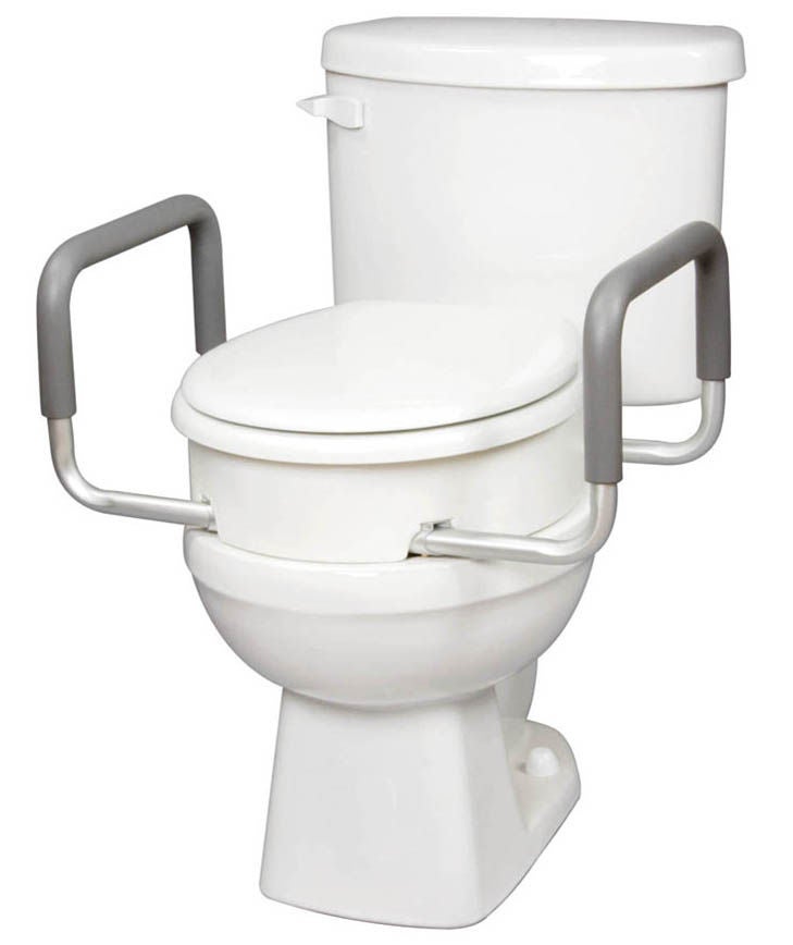 Drive DeVilbiss Healthcare - FGB31700 0000 Carex® Raised Toilet Seat with Arms - Standard