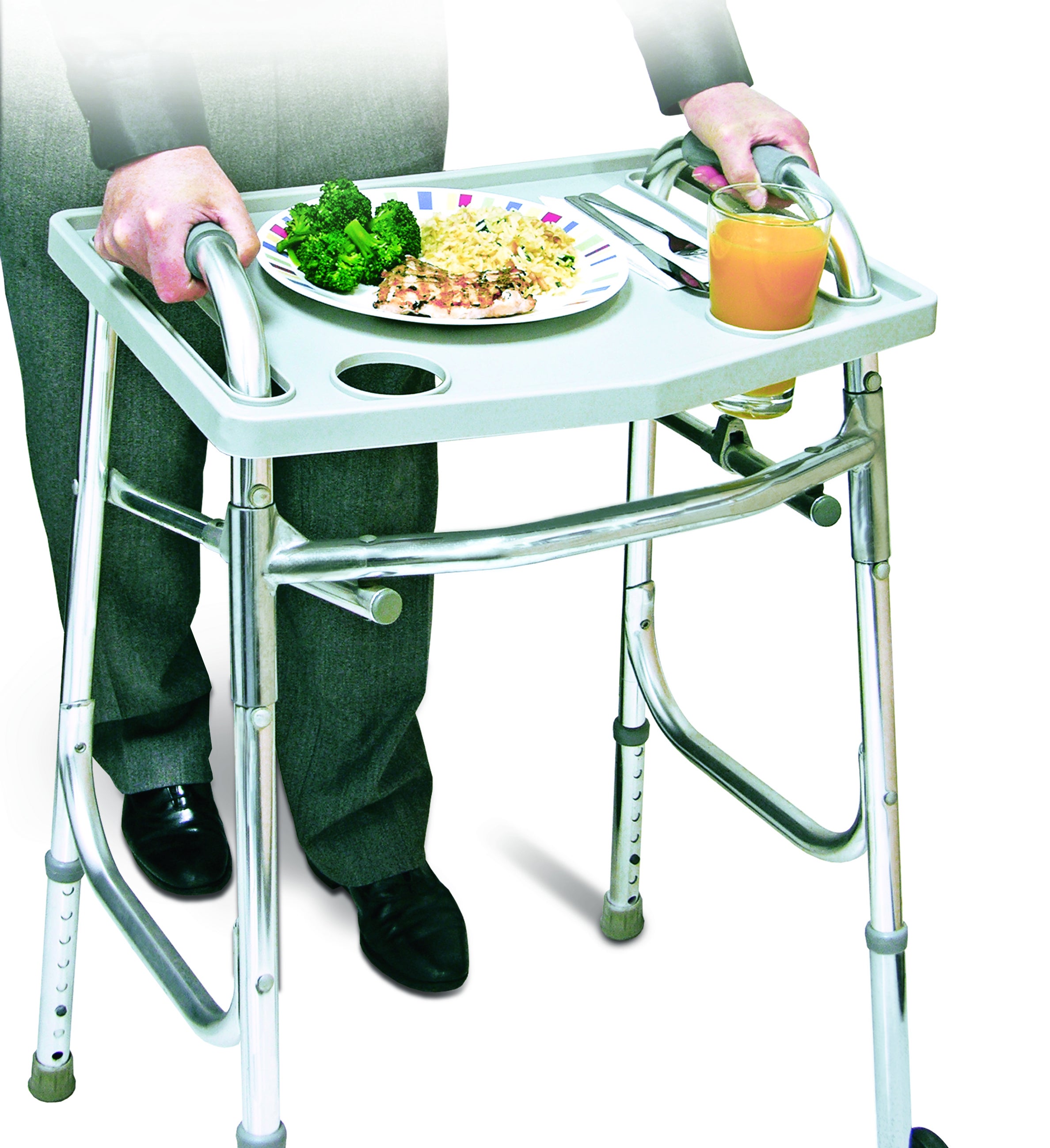 Jobar International - JB4790GRA North American Health + Wellness® Tray For Walker