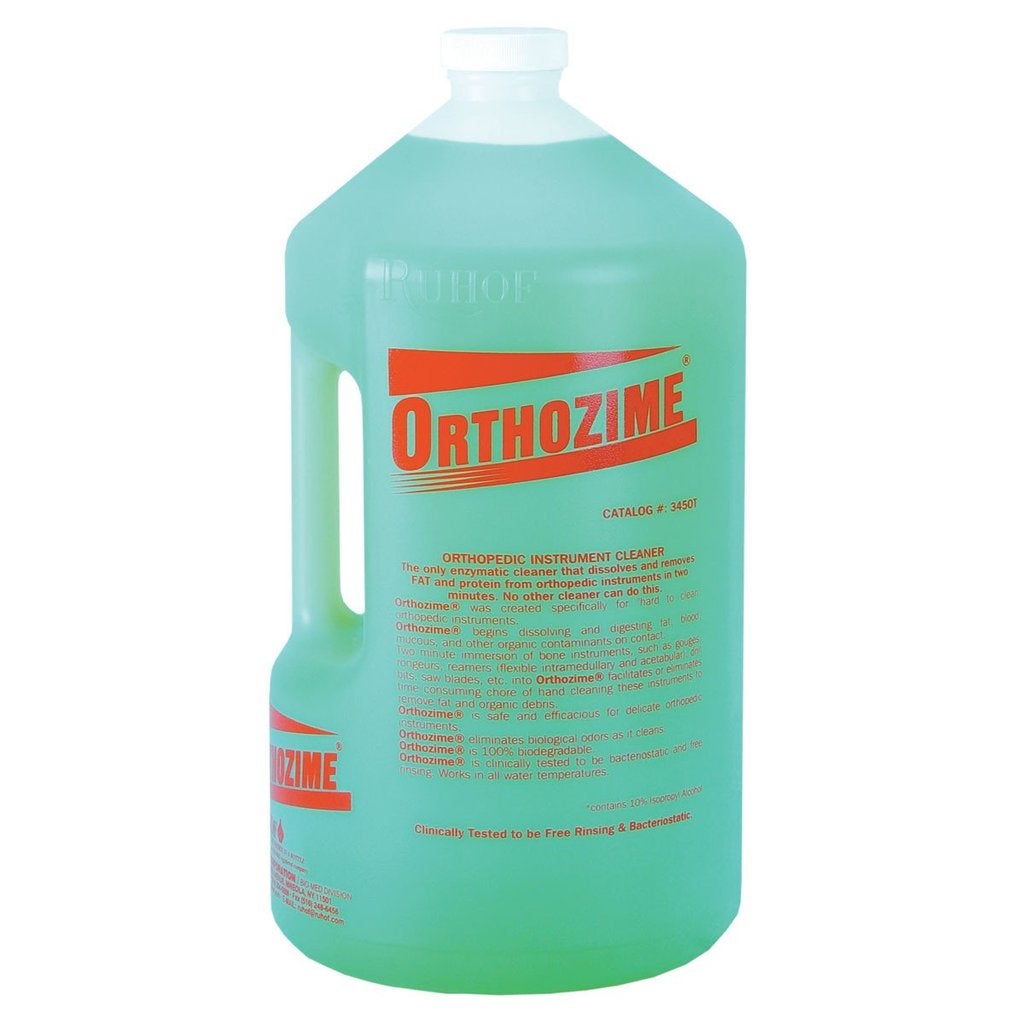Ruhof Healthcare - 34549-27 Multi-Enzymatic Instrument Detergent Orthozime® Liquid 1 gal. Jug Tropical Scent