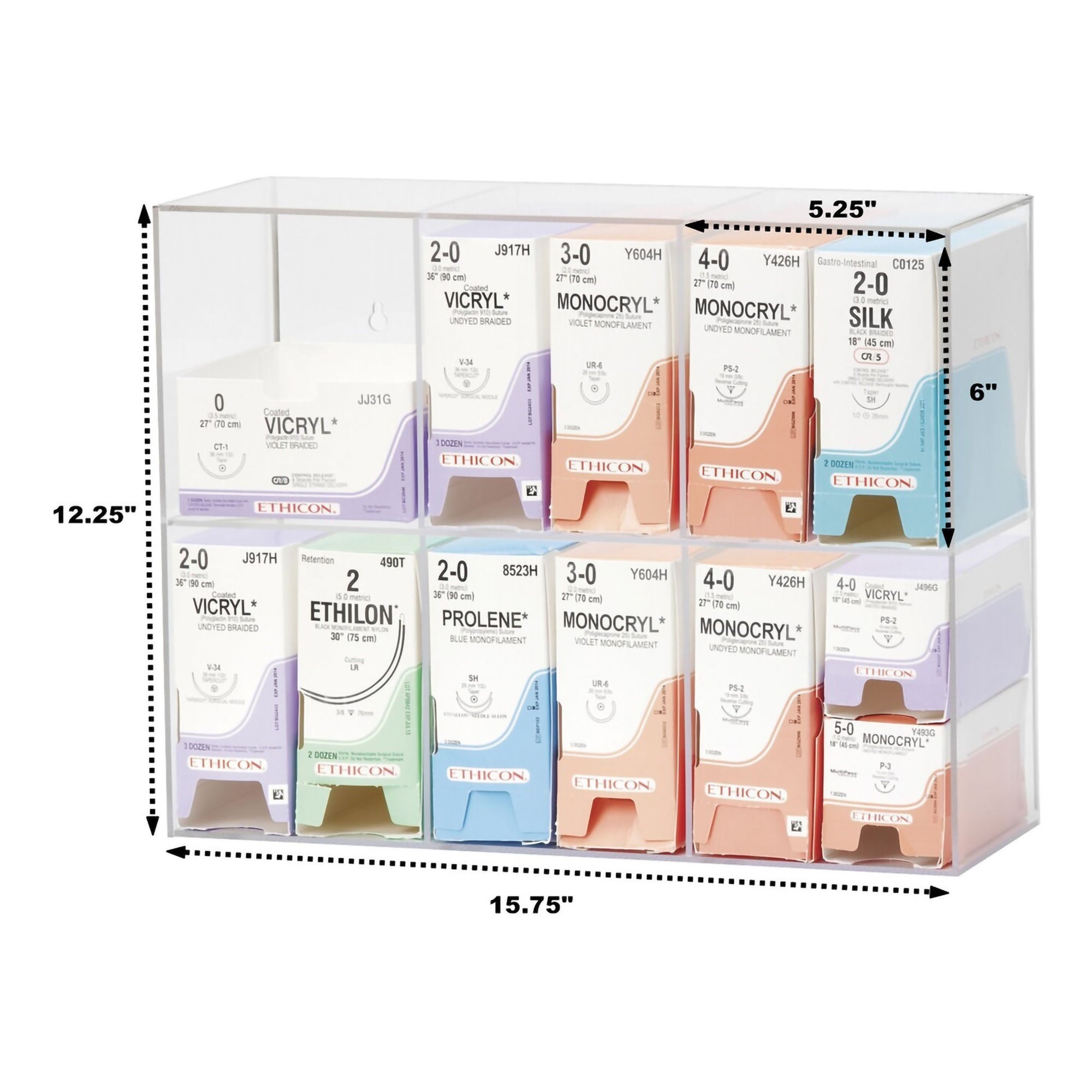 Omnimed - 304101 Suture Storage Suture Storage Rack Boxed Sutures