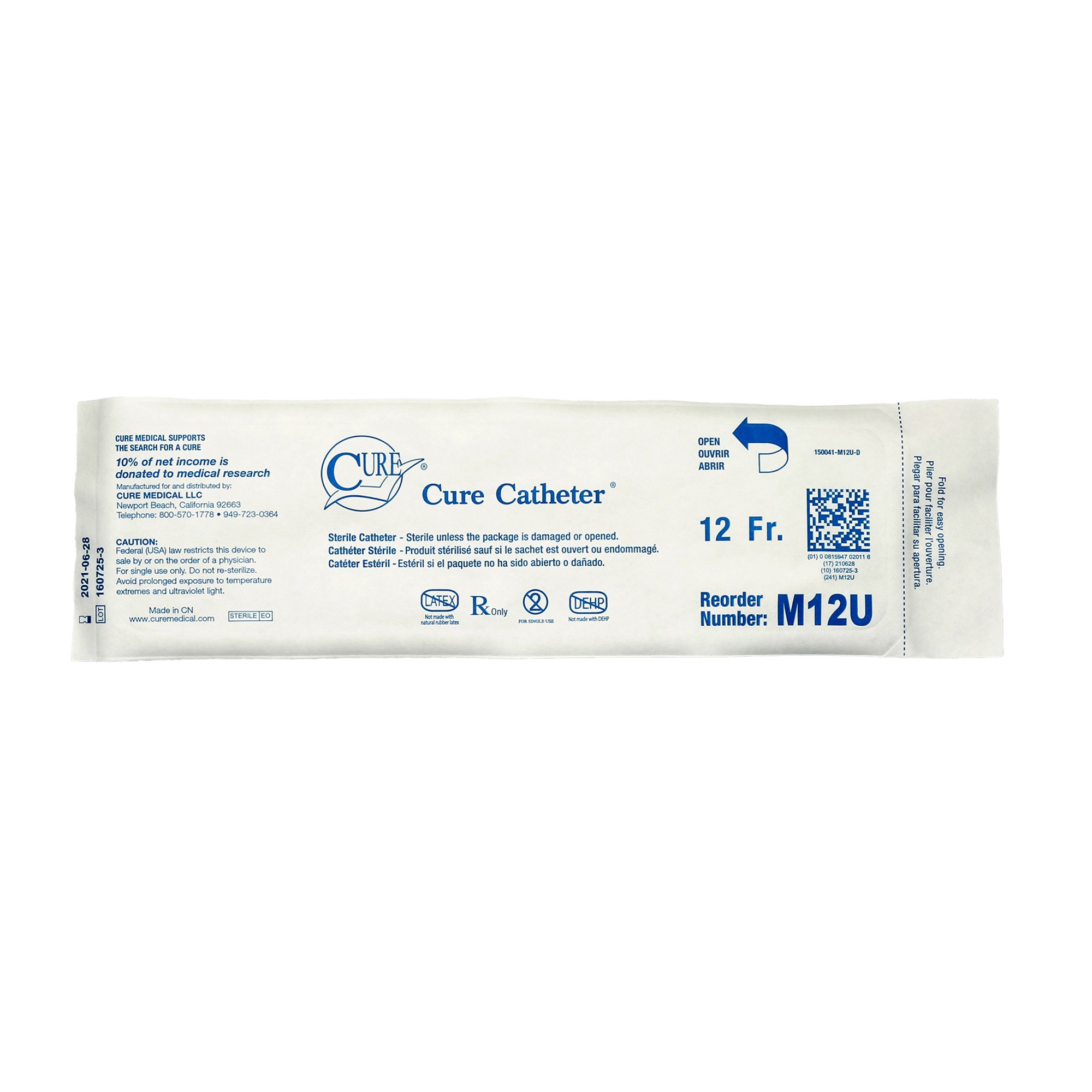 ConvaTec - M12U Cure Catheter™ Urethral Catheter