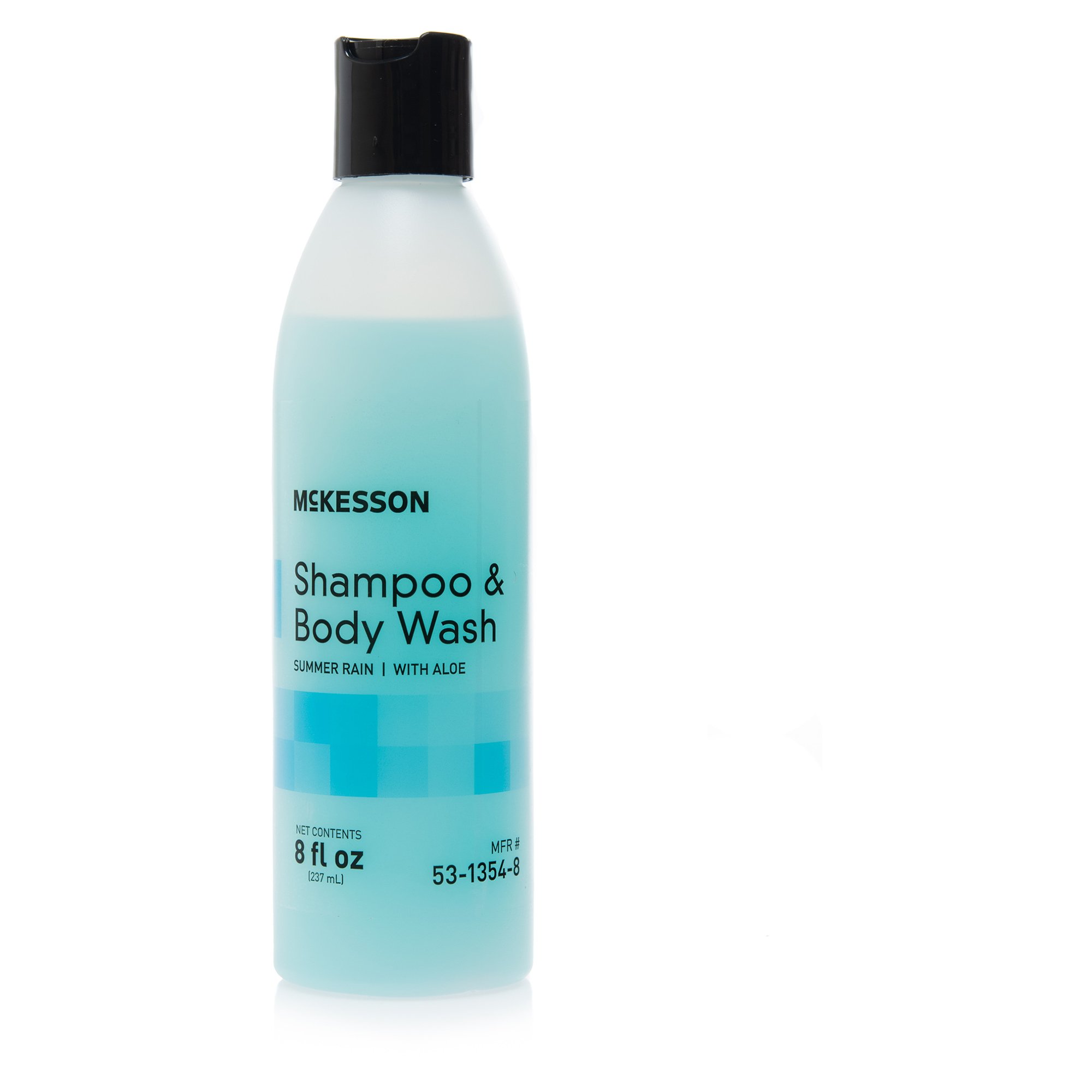 McKesson Brand 53-1354-8 - McKesson 2-in-1 Shampoo and Body Wash, Flip-Top Bottle, 8 oz, Summer Rain Scent - 1/Each, 48/Case