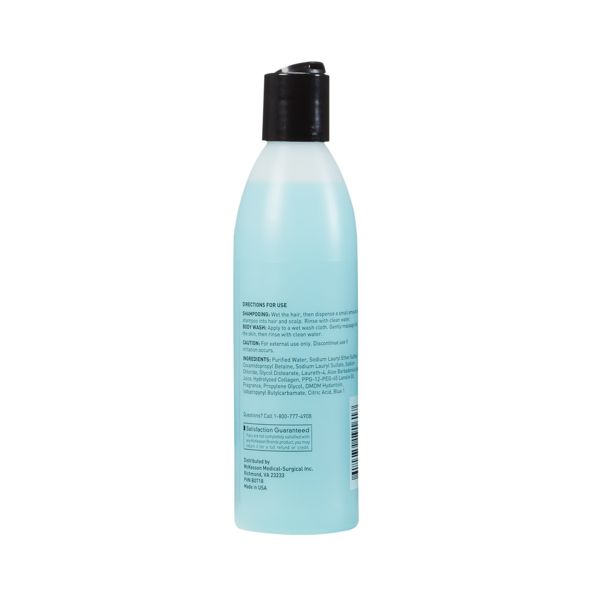 McKesson Brand 53-1354-8 - McKesson 2-in-1 Shampoo and Body Wash, Flip-Top Bottle, 8 oz, Summer Rain Scent - 1/Each, 48/Case