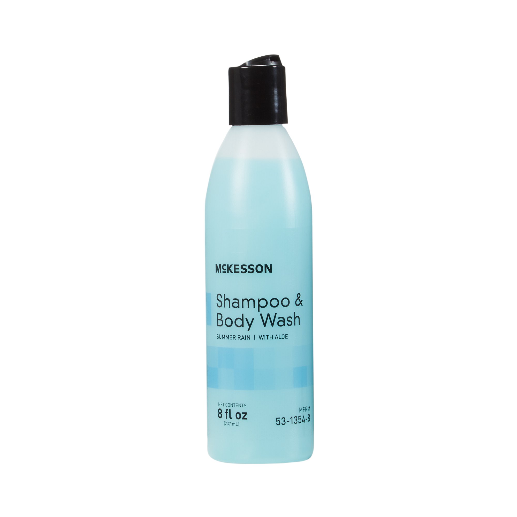 McKesson Brand 53-1354-8 - McKesson 2-in-1 Shampoo and Body Wash, Flip-Top Bottle, 8 oz, Summer Rain Scent - 1/Each, 48/Case