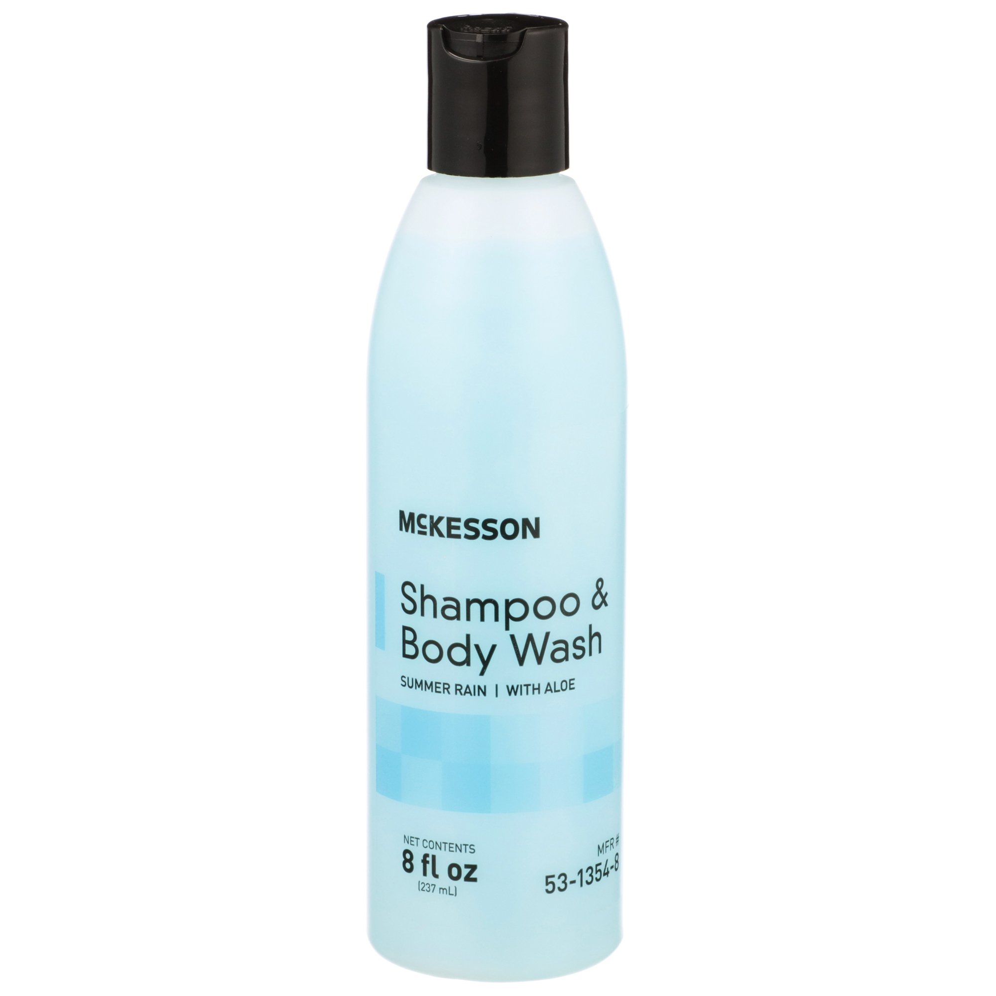 McKesson Brand 53-1354-8 - McKesson 2-in-1 Shampoo and Body Wash, Flip-Top Bottle, 8 oz, Summer Rain Scent - 1/Each, 48/Case