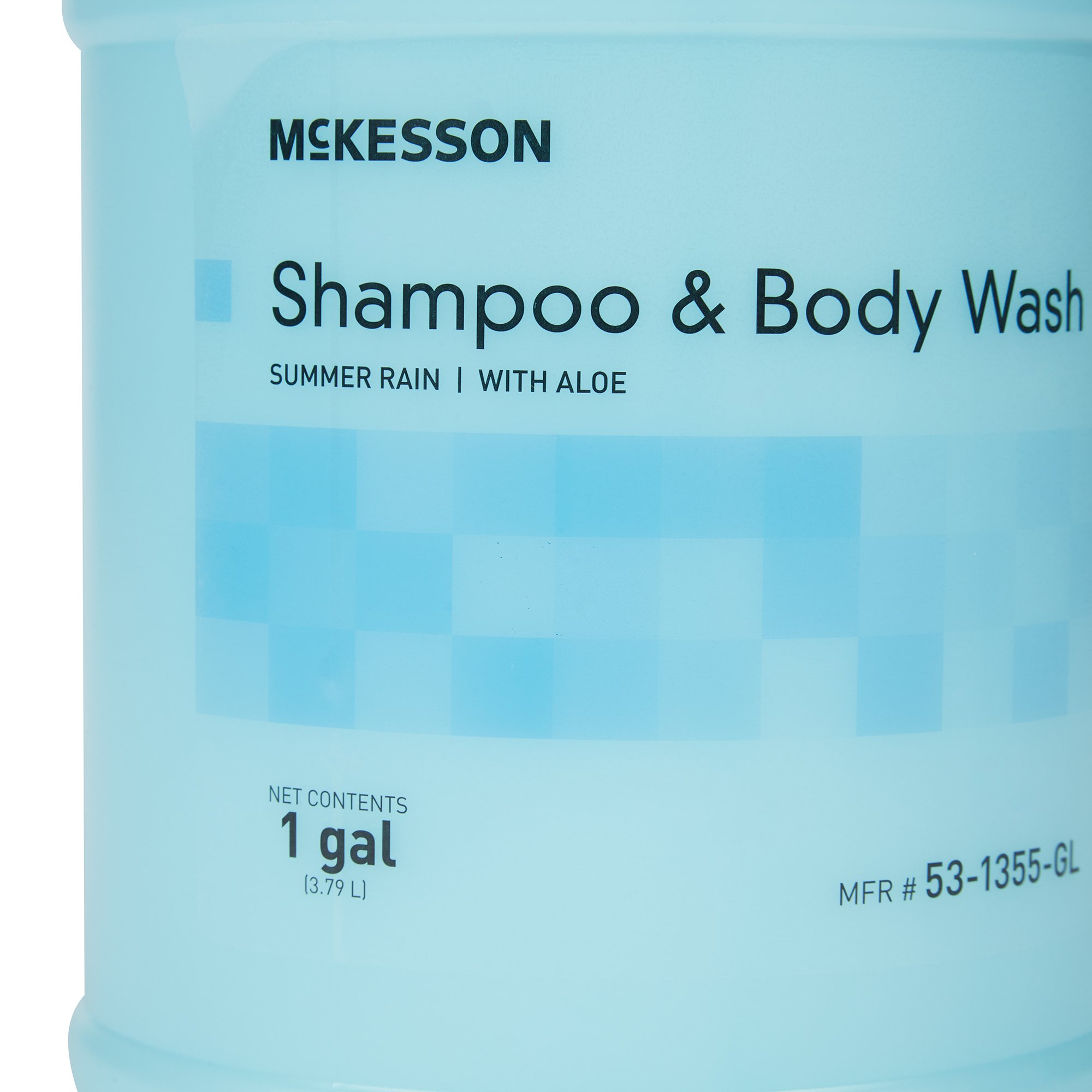 McKesson Brand 53-1355-GL - McKesson two-in-one shampoo and Body Wash, Summer Rain Scent, 1 Gallon Jug - 1/Each, 4/Case