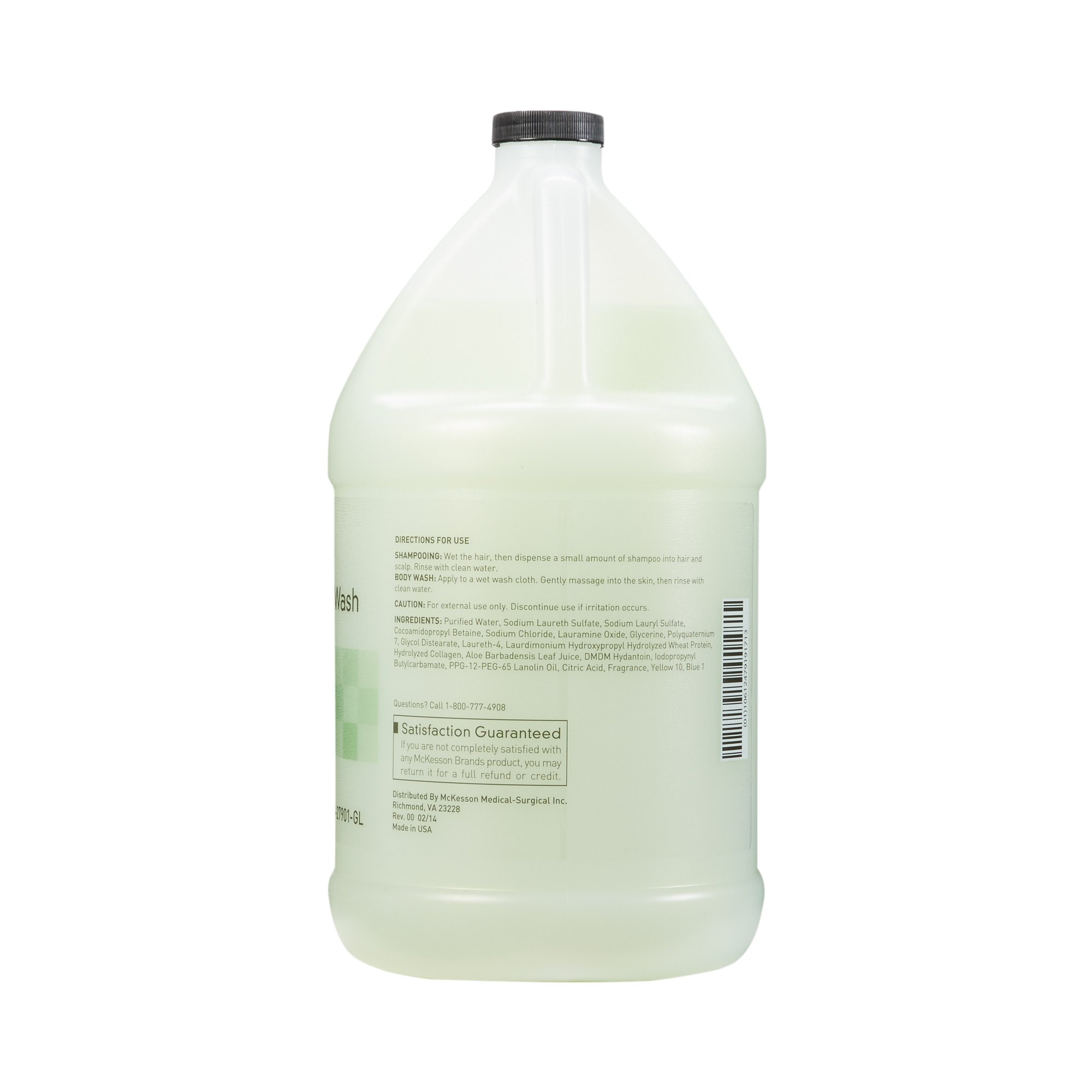 McKesson Brand 53-27901-GL - McKesson 2-in-1 Shampoo and Body Wash, Cucumber Melon Scent, 1 Gallon Jug - 1/Each, 4/Case