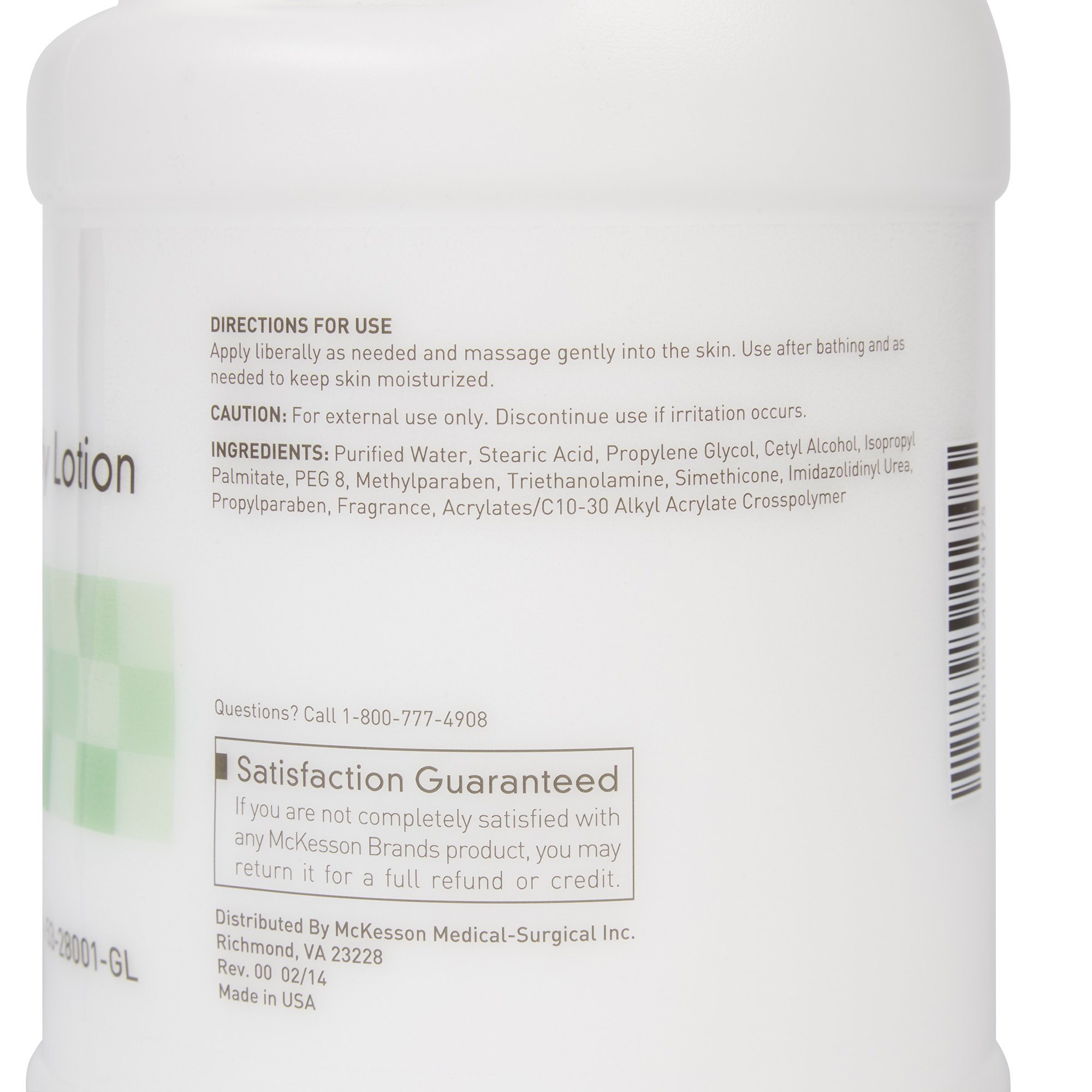 McKesson Brand 53-28001-GL - McKesson Moisturizer, Cucumber Melon Scent, 1 gal Jug - 1/Each, 4/Case