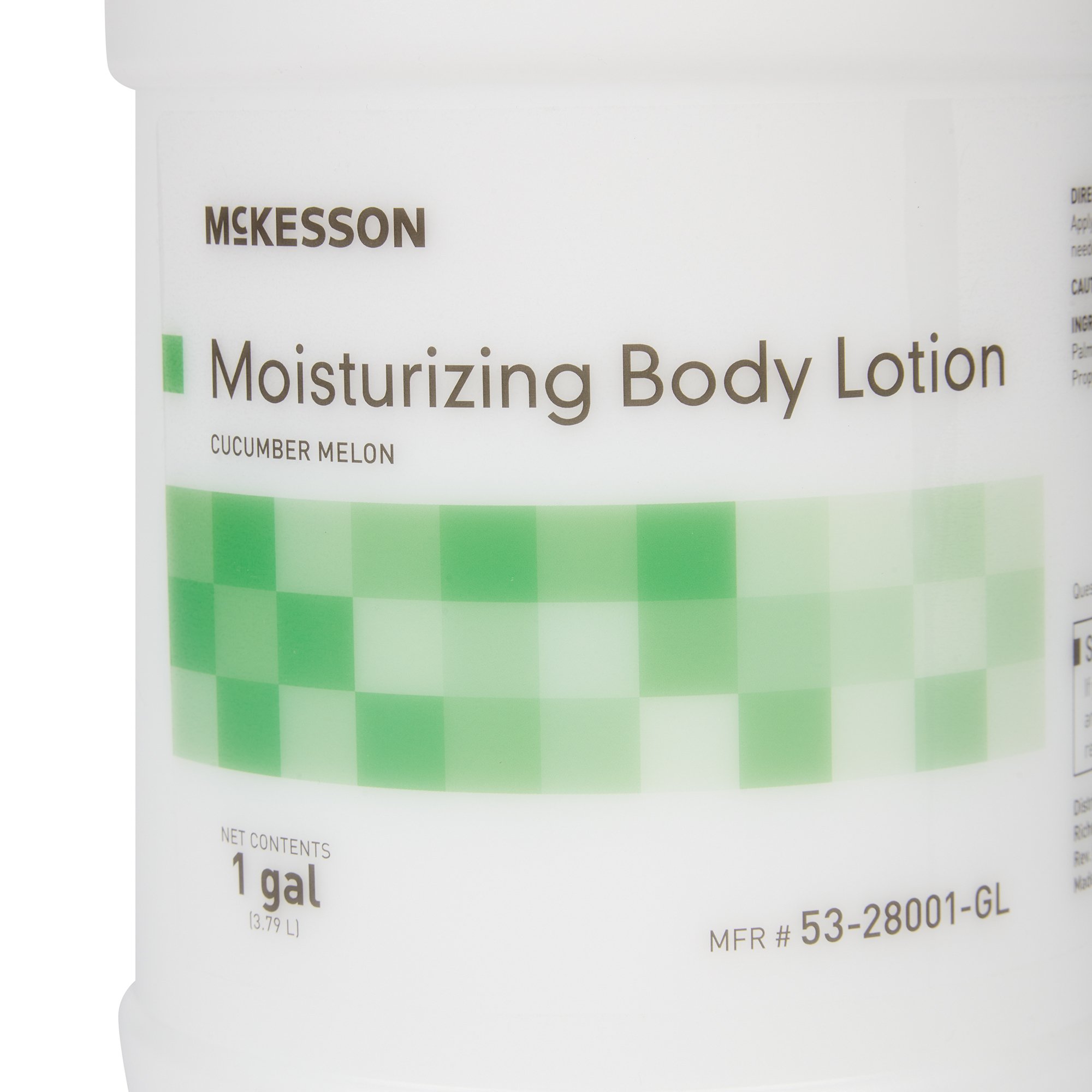 McKesson Brand 53-28001-GL - McKesson Moisturizer, Cucumber Melon Scent, 1 gal Jug - 1/Each, 4/Case
