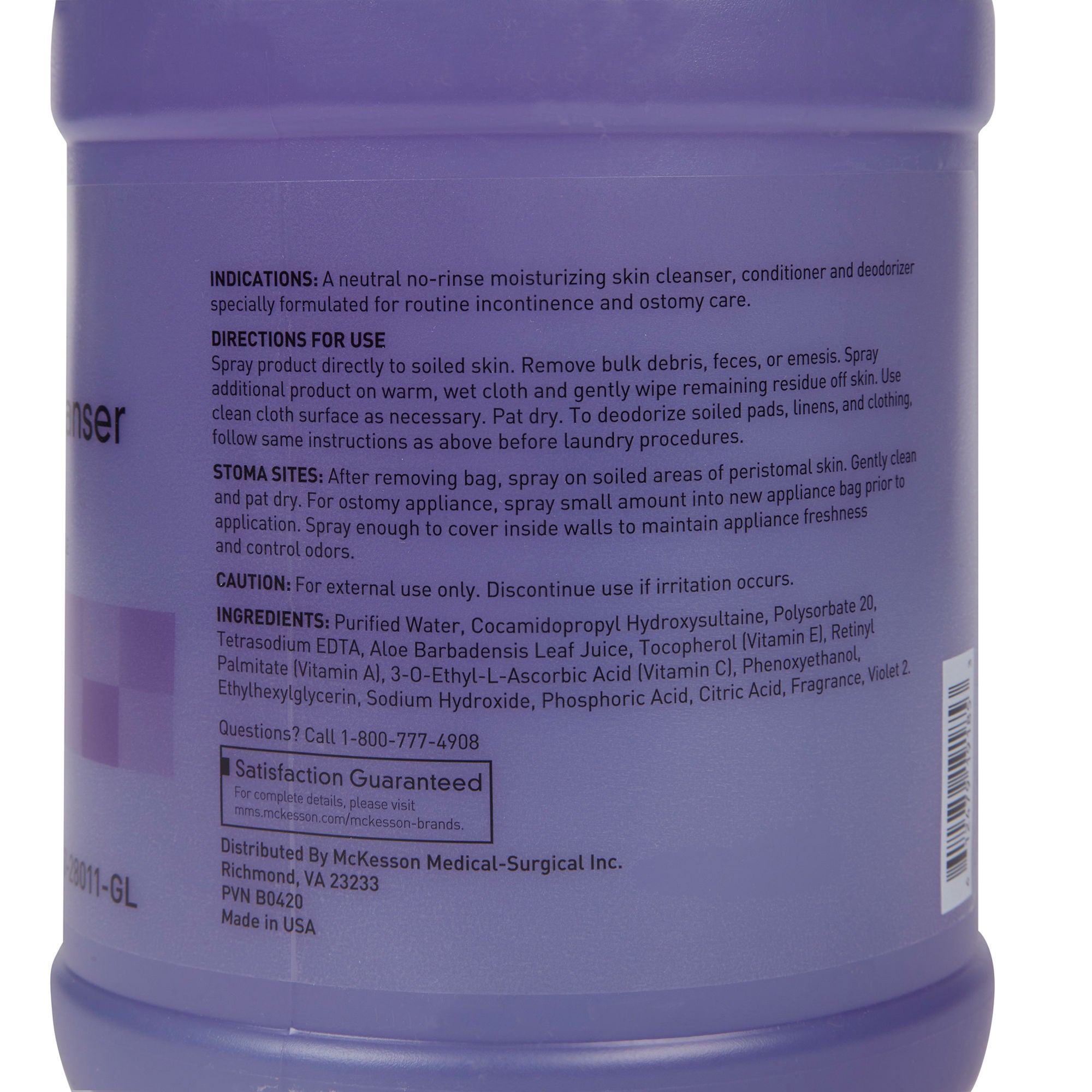 McKesson Rinse-Free Perineal Wash 53-28011-GL by McKesson Brand