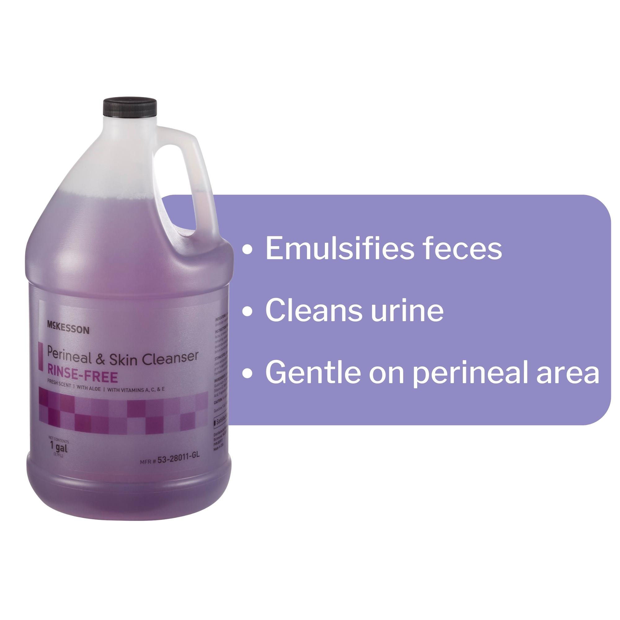 McKesson Rinse-Free Perineal Wash 53-28011-GL by McKesson Brand