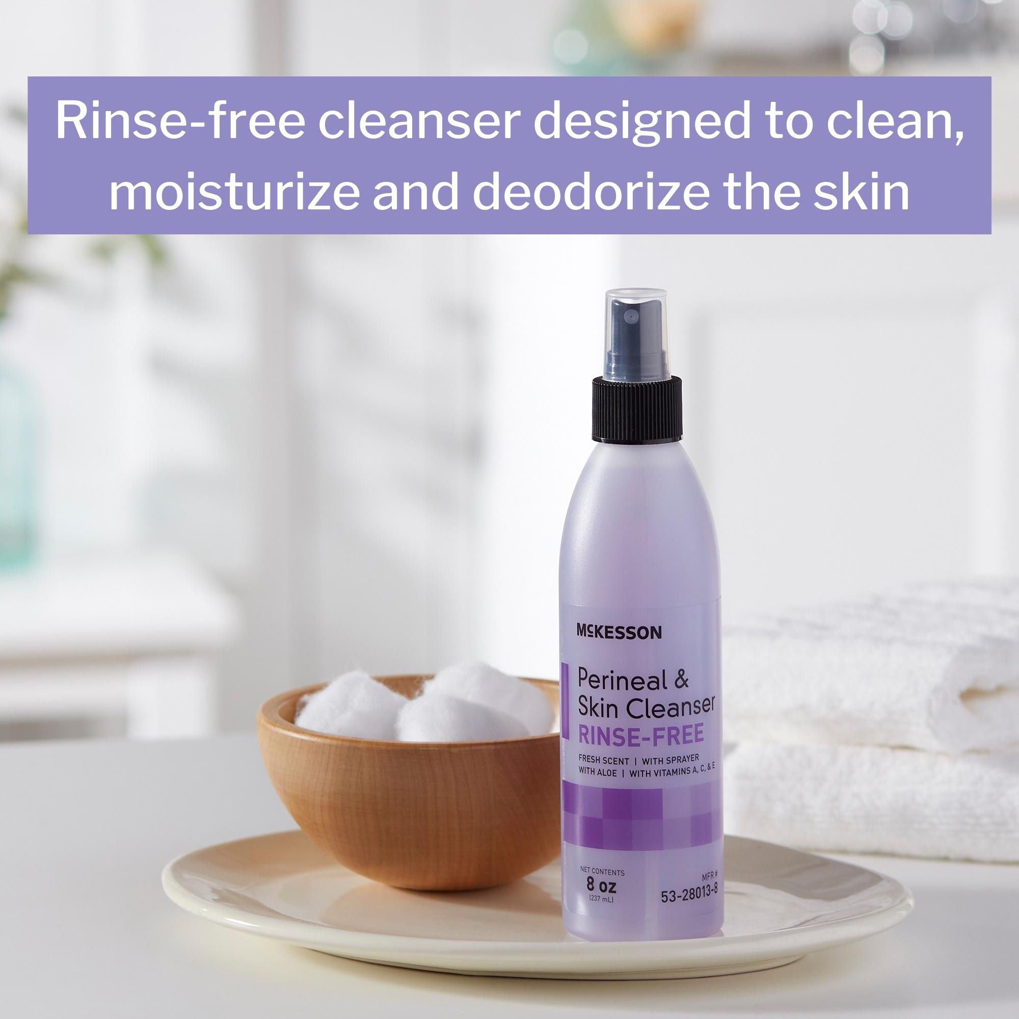 McKesson Rinse-Free Perineal Wash 53-28013-8 by McKesson Brand