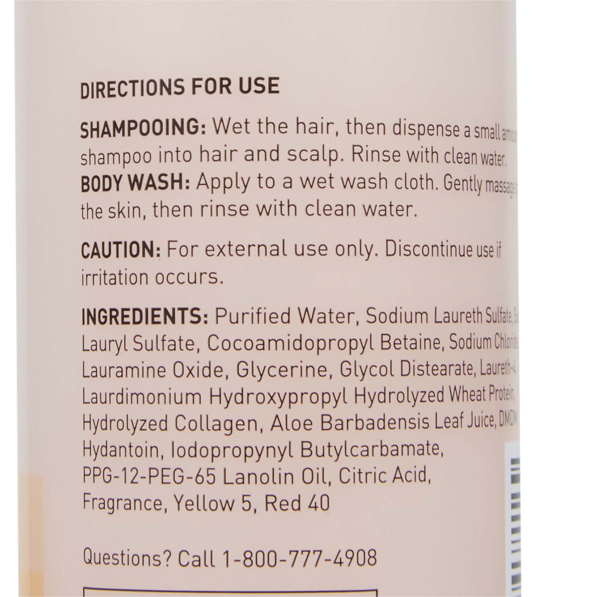McKesson Brand 53-28023-8 - McKesson Shampoo and Body Wash, Apricot Scent, 8 oz. Squeeze Bottle - 1/Each, 48/Case