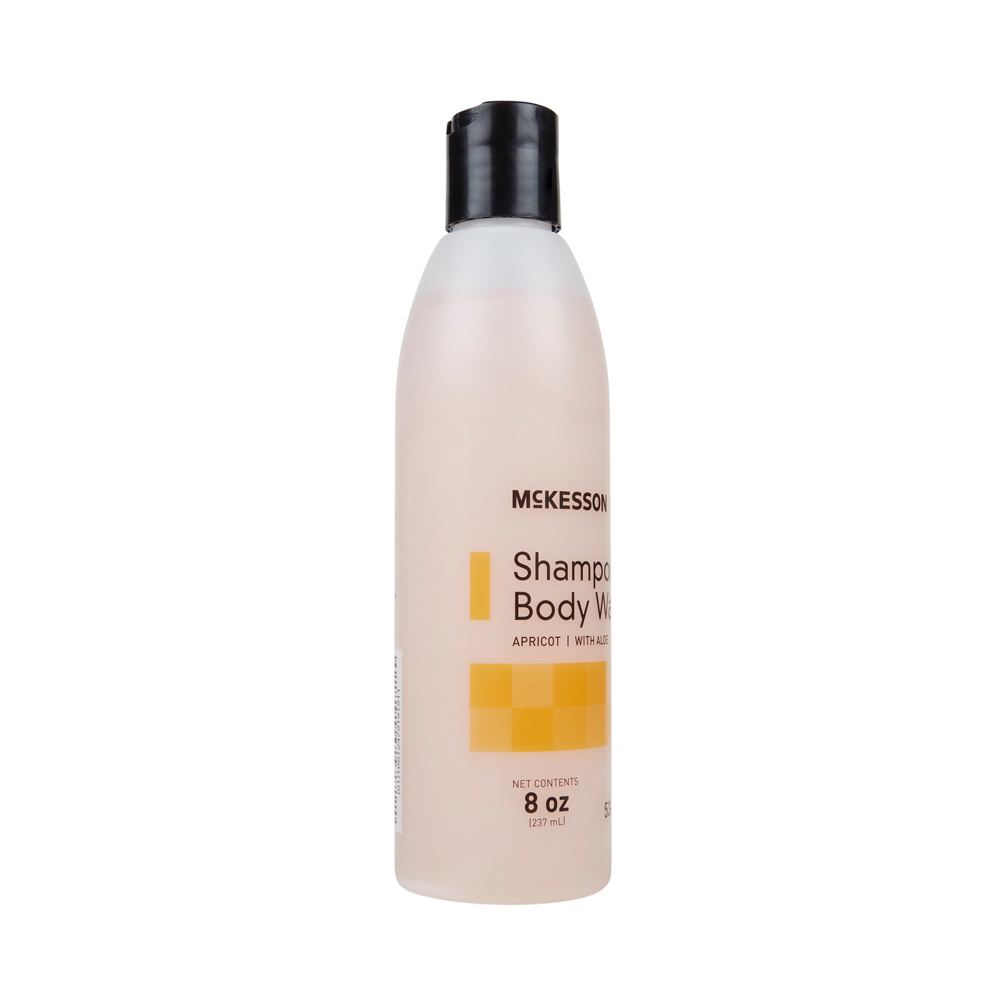 McKesson Brand 53-28023-8 - McKesson Shampoo and Body Wash, Apricot Scent, 8 oz. Squeeze Bottle - 1/Each, 48/Case