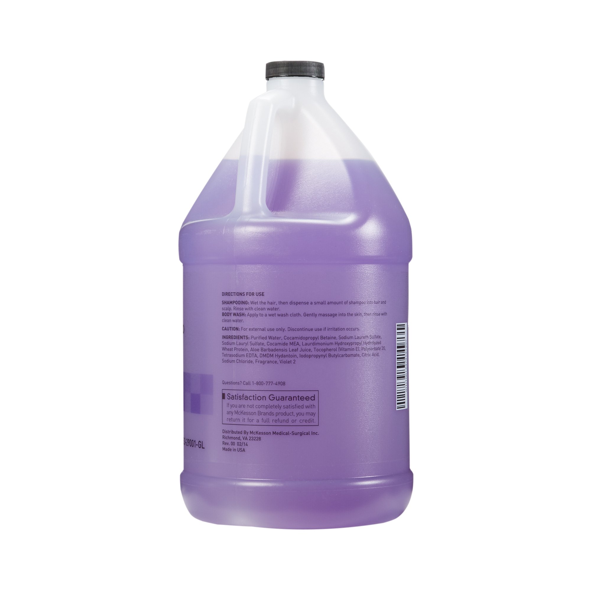 McKesson Brand 53-29001-GL - McKesson Tearless Shampoo and Body Wash, Lavender Scent, 1 gal Jug - 1/Each, 4/Case
