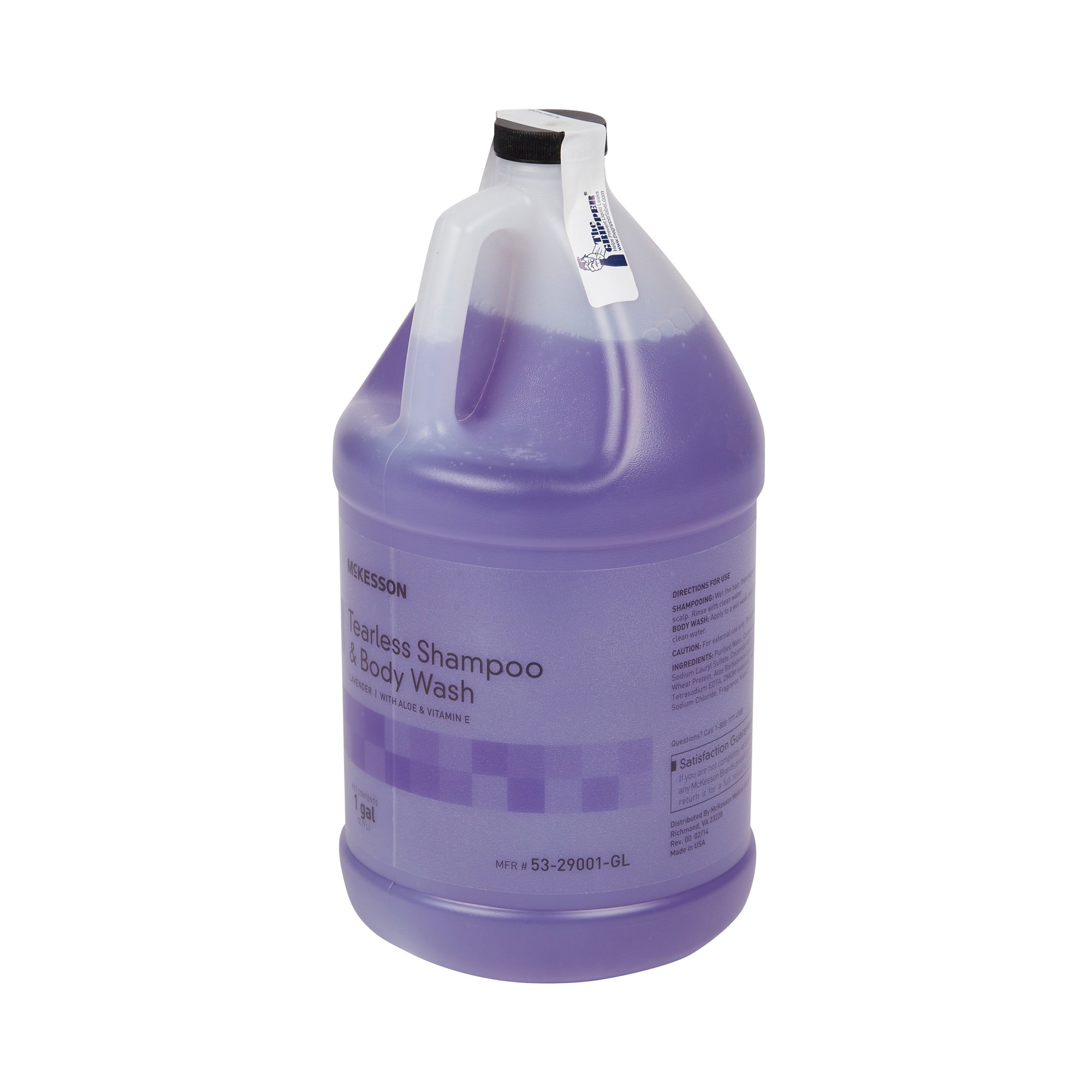 McKesson Brand 53-29001-GL - McKesson Tearless Shampoo and Body Wash, Lavender Scent, 1 gal Jug - 1/Each, 4/Case
