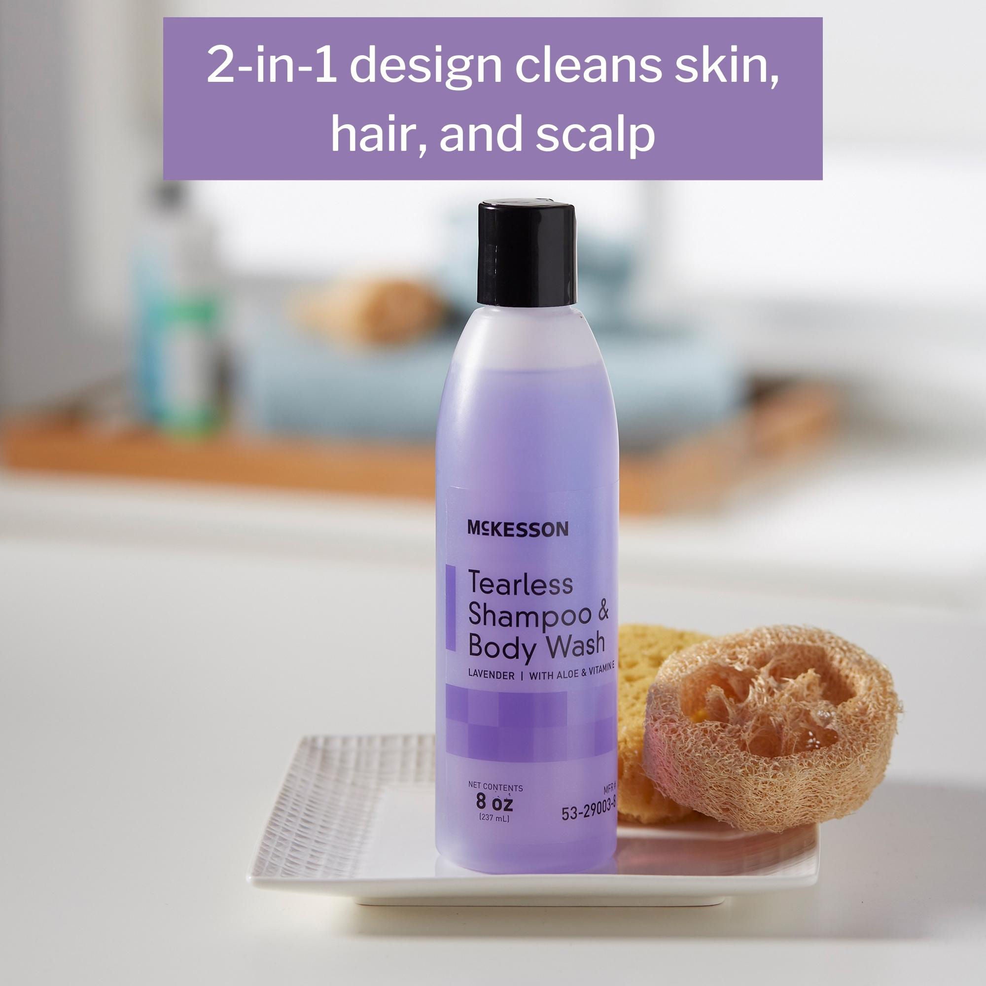 McKesson Brand - 53-29003-8 McKesson Lavender Scented Shampoo and Body Wash