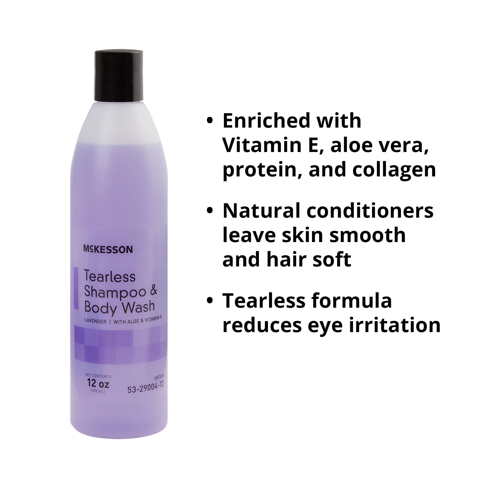 McKesson Brand - 53-29004-12 McKesson Lavender Scented Shampoo and Body Wash